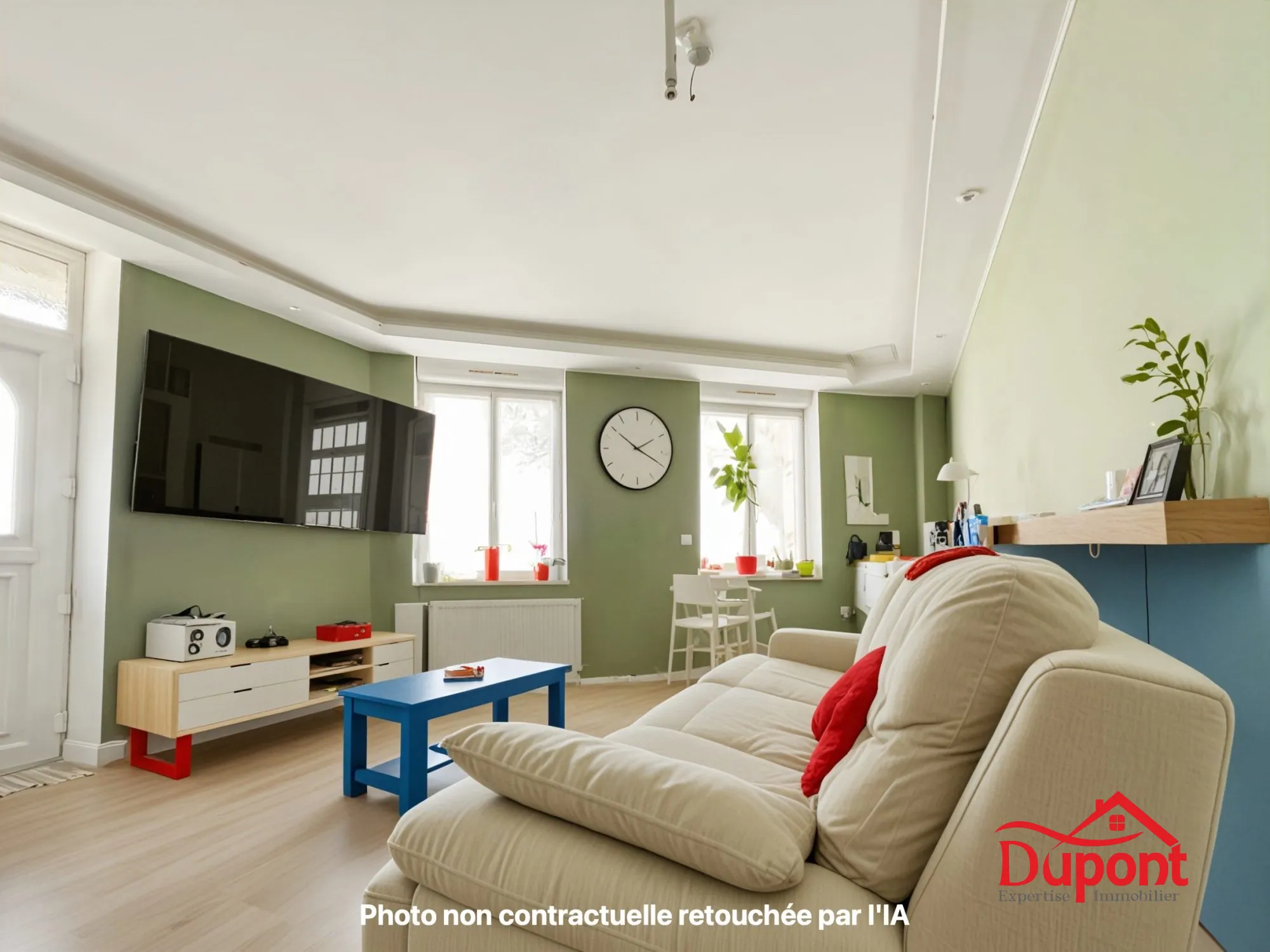 Maison semi-individuelle 120 m² avec dépendance, garage et piscine à Somain