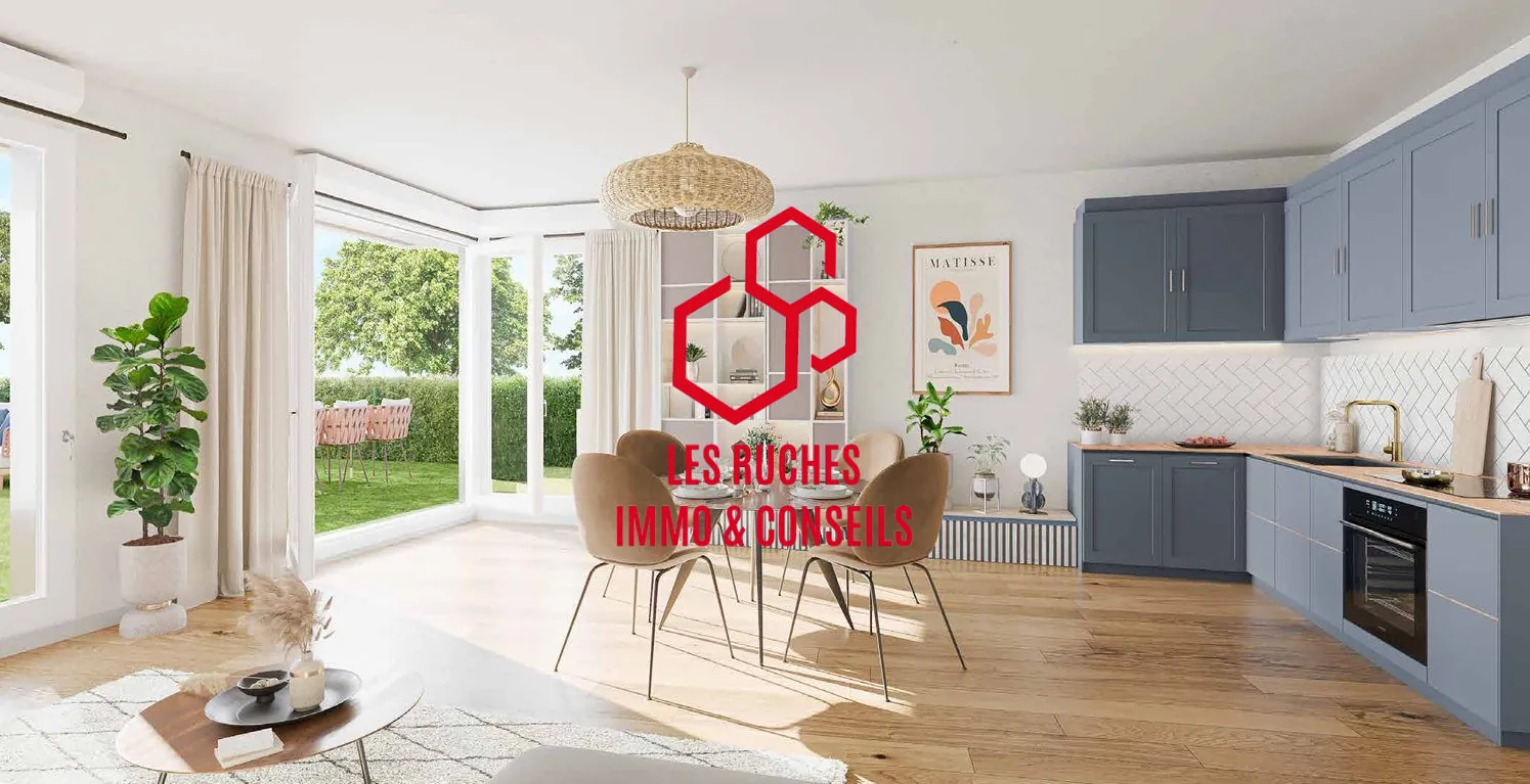 A vendre appartement T2 lumineux à Montfermeil, 46.24 m² avec balcon