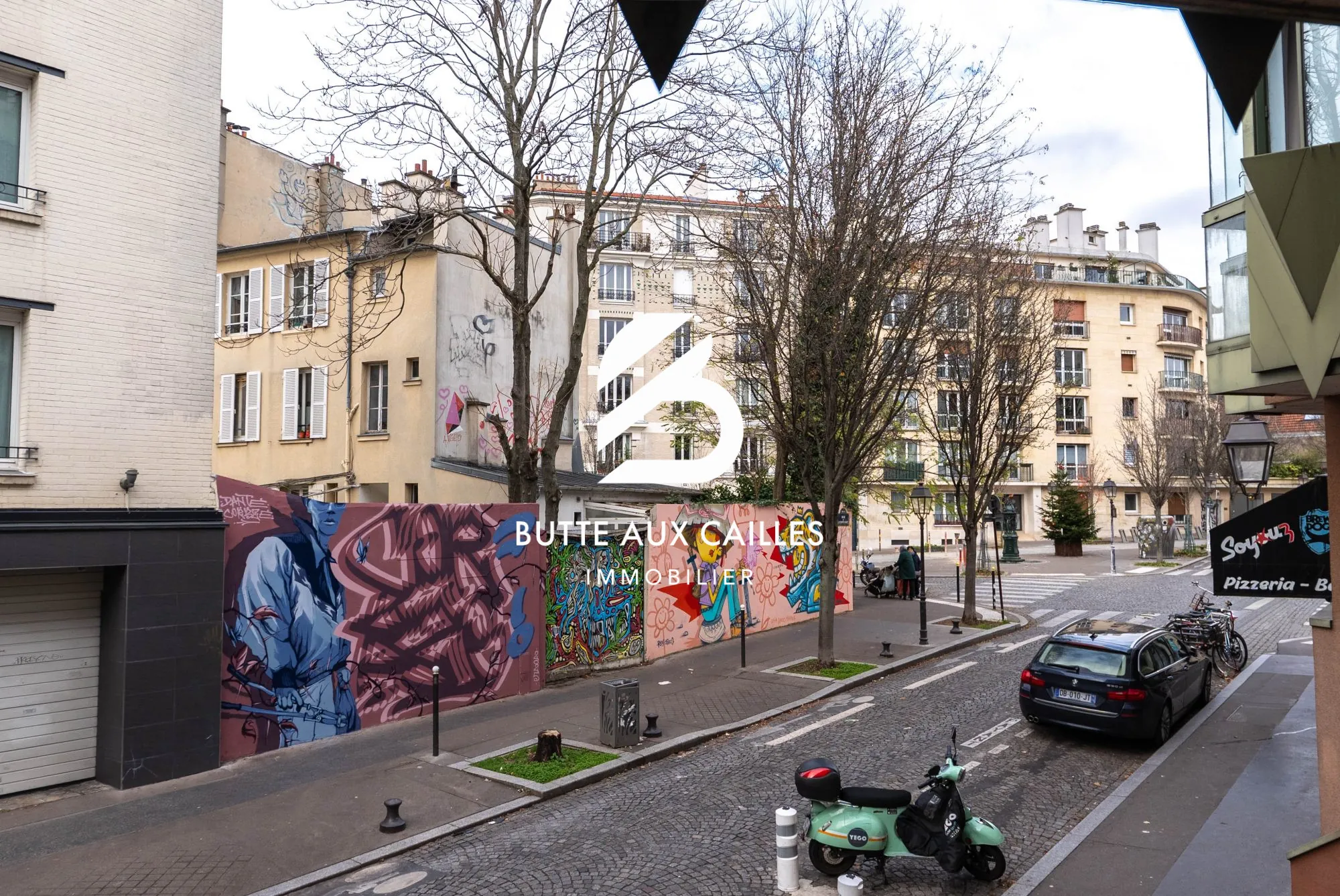 Charmante chambre/bureau de 8,15 m² au cœur de la Butte aux Cailles à Paris
