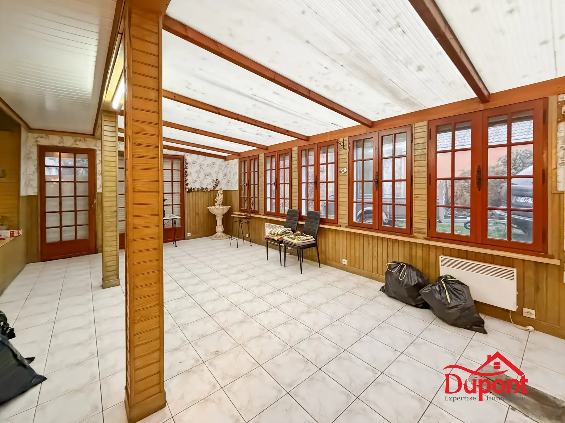 Longère individuelle avec veranda et grand terrain à Montigny-en-Ostrevent 