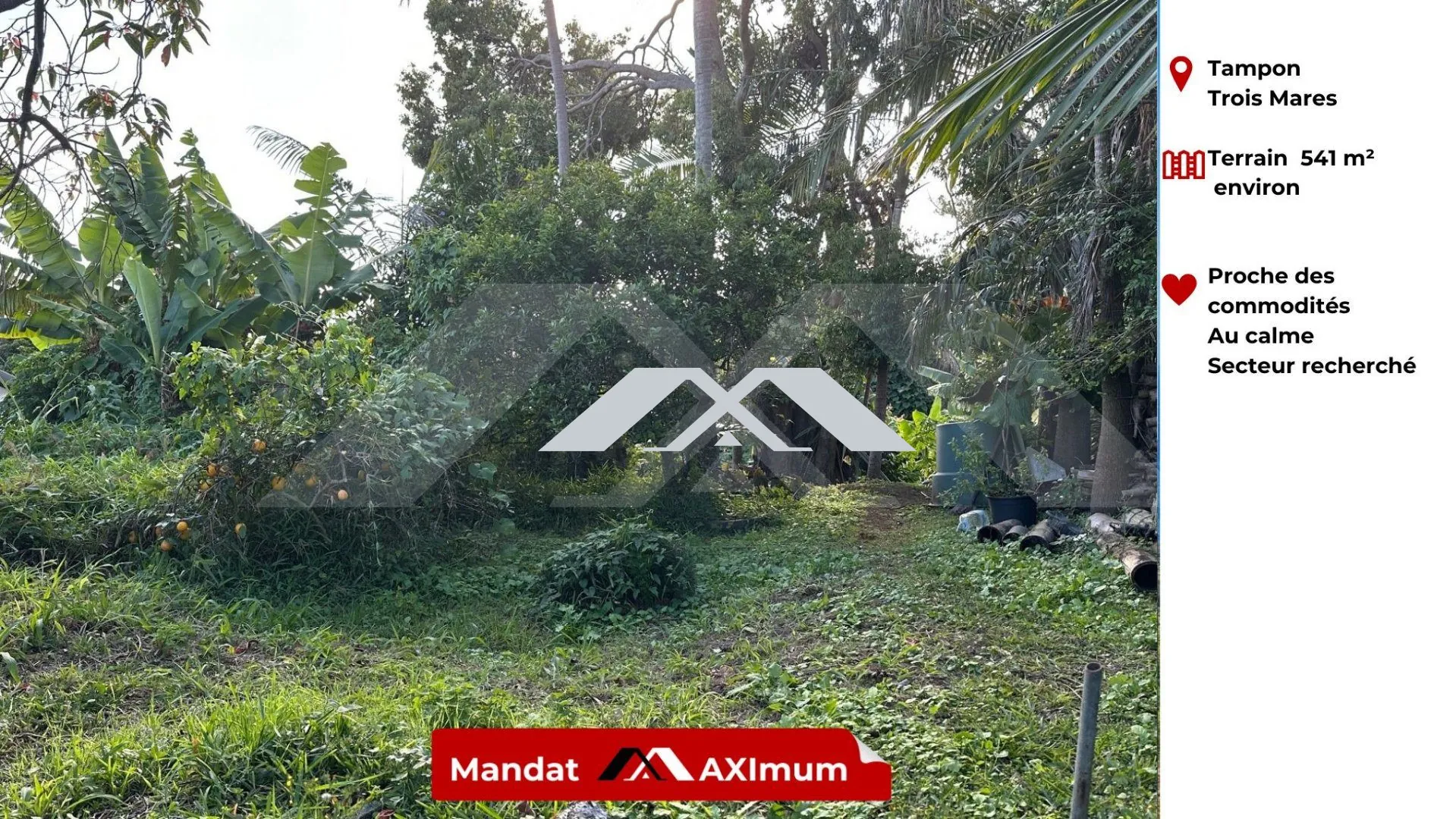 Terrain constructible de 541 m² à Trois-Mares - Opportunité à saisir