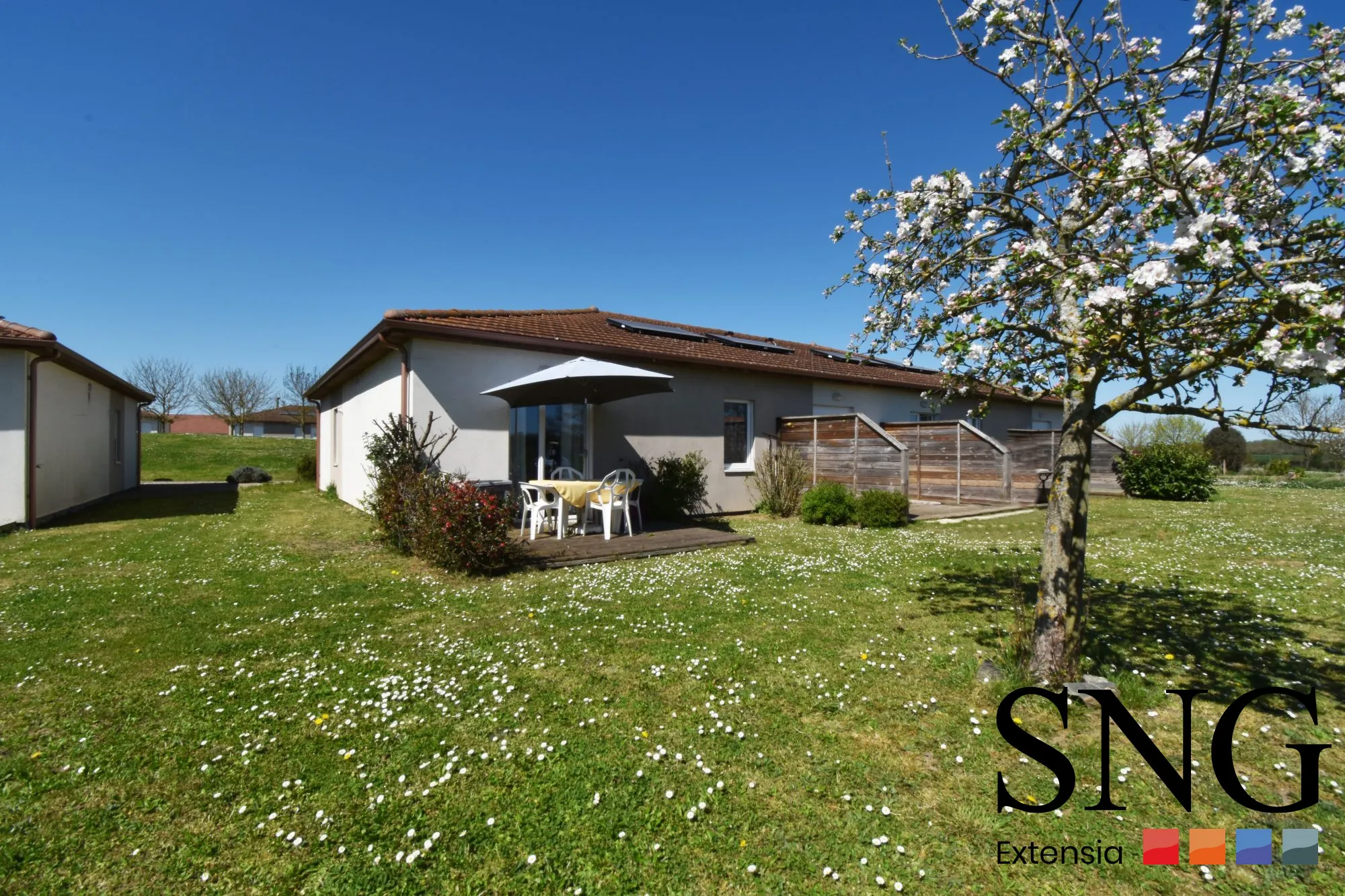 Appartement T3 meublé à vendre avec terrasse et jardin à Le Châtelet