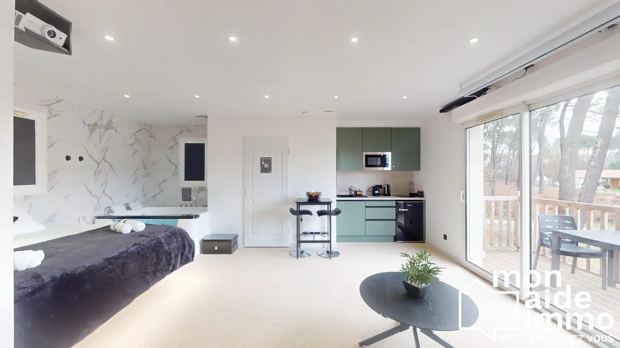 Appartement haut de gamme à Casteljaloux, location courte durée, rendement optimal