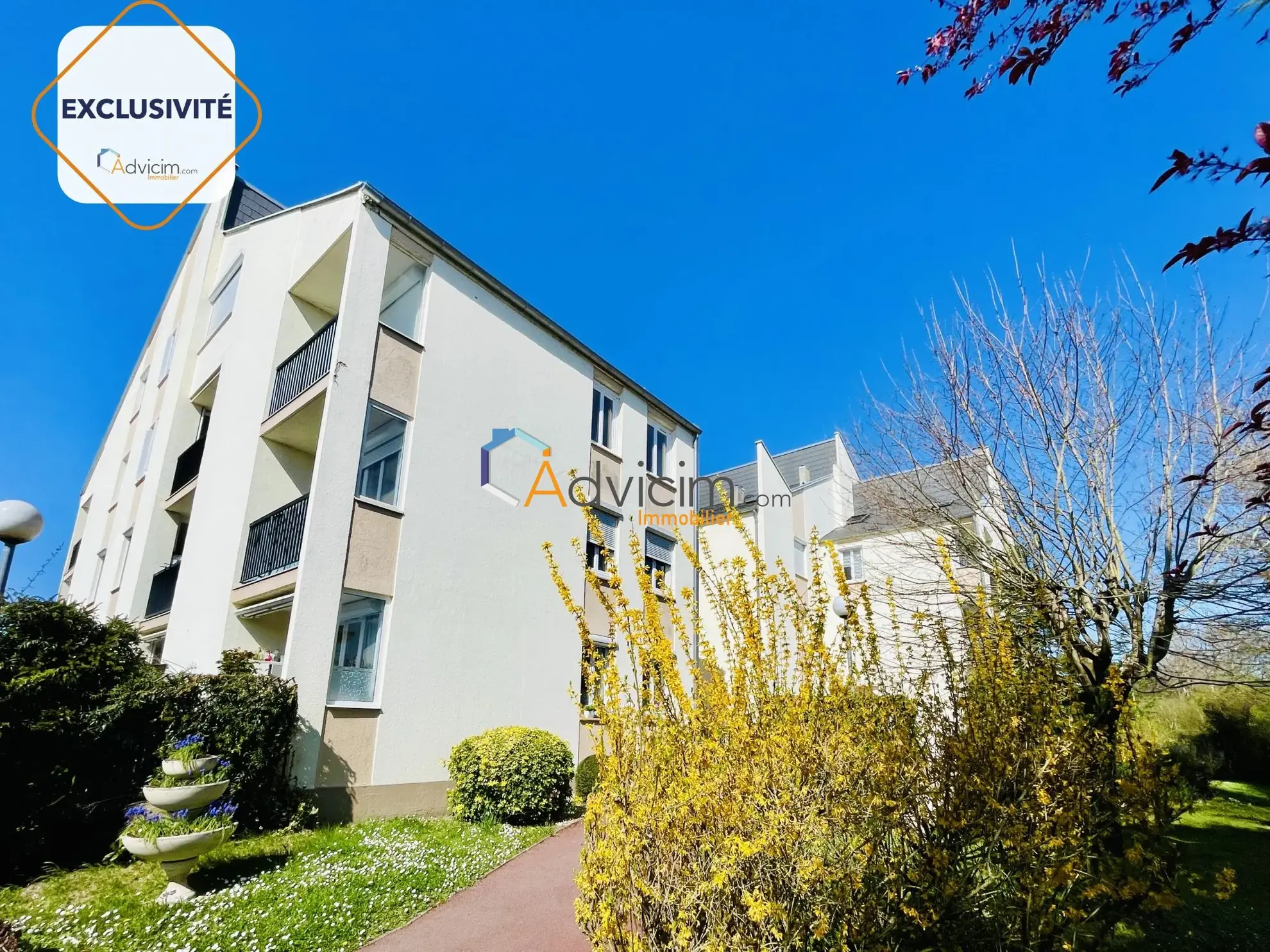 Appartement T2 de 51 m² avec jardin et garage à Orléans - Saint-Marc 