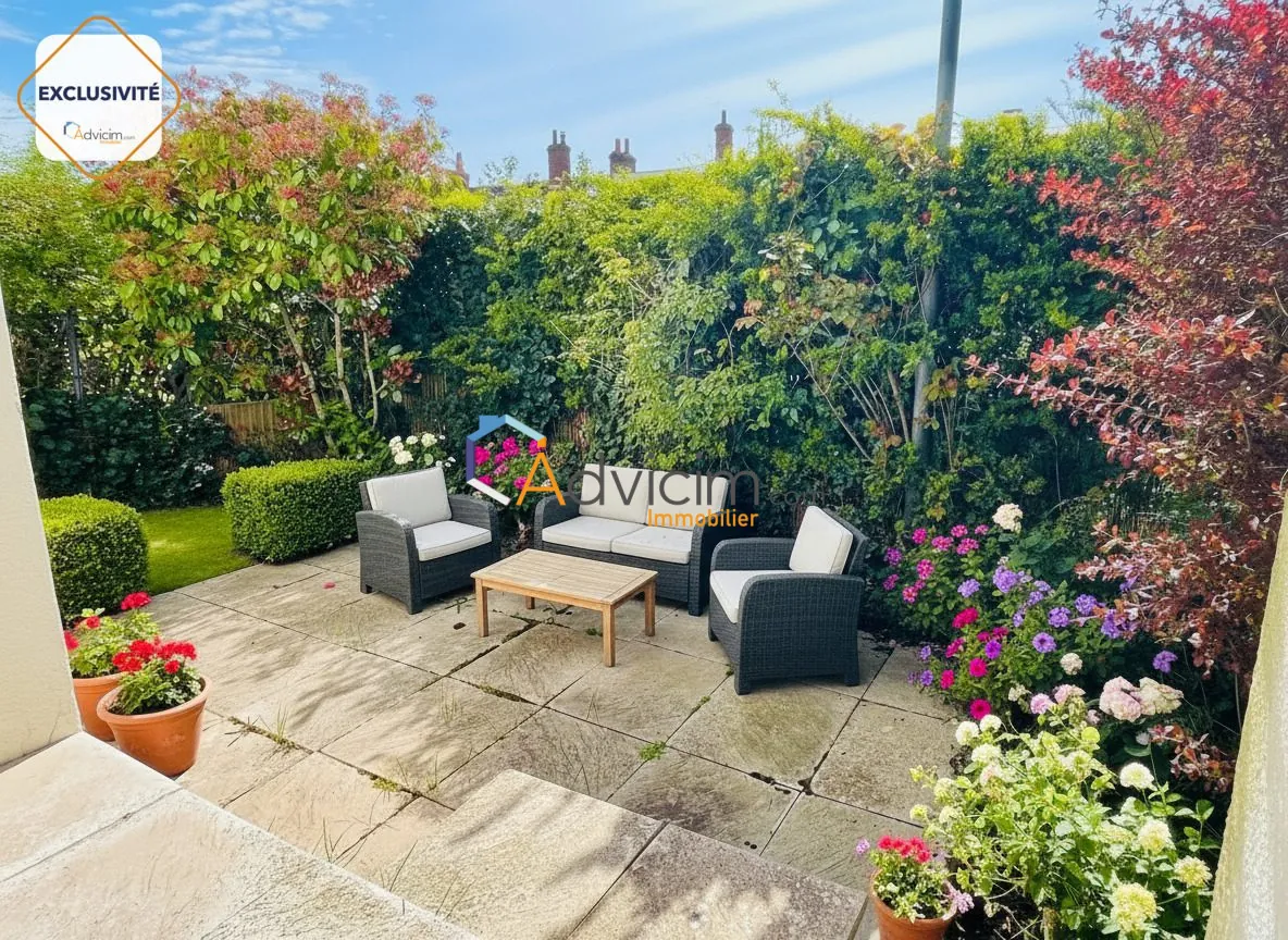 Appartement T2 de 51 m² avec jardin et garage à Orléans - Saint-Marc