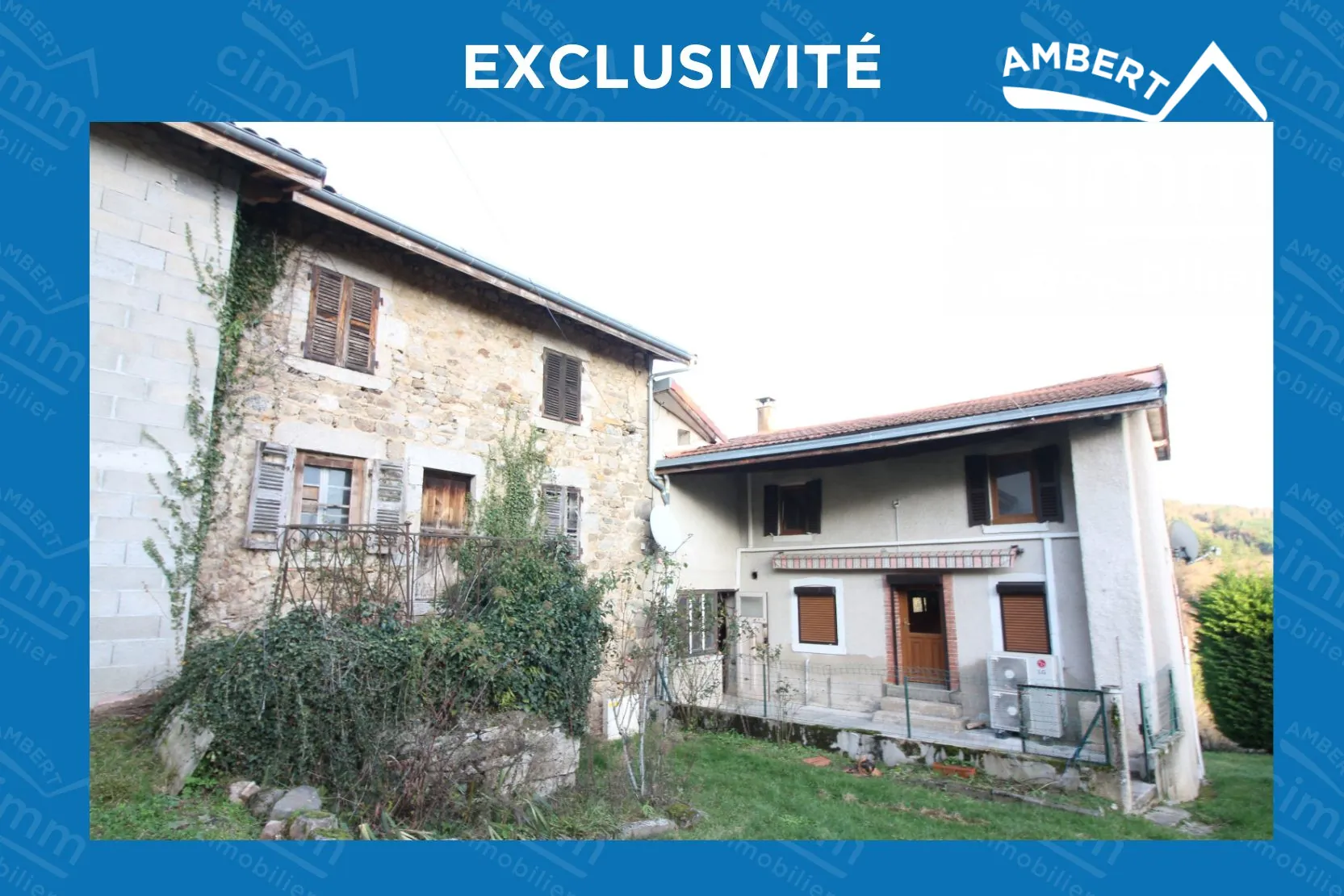 Maison à rafraîchir avec grand terrain à Olliergues (63880) – Charme et potentiel