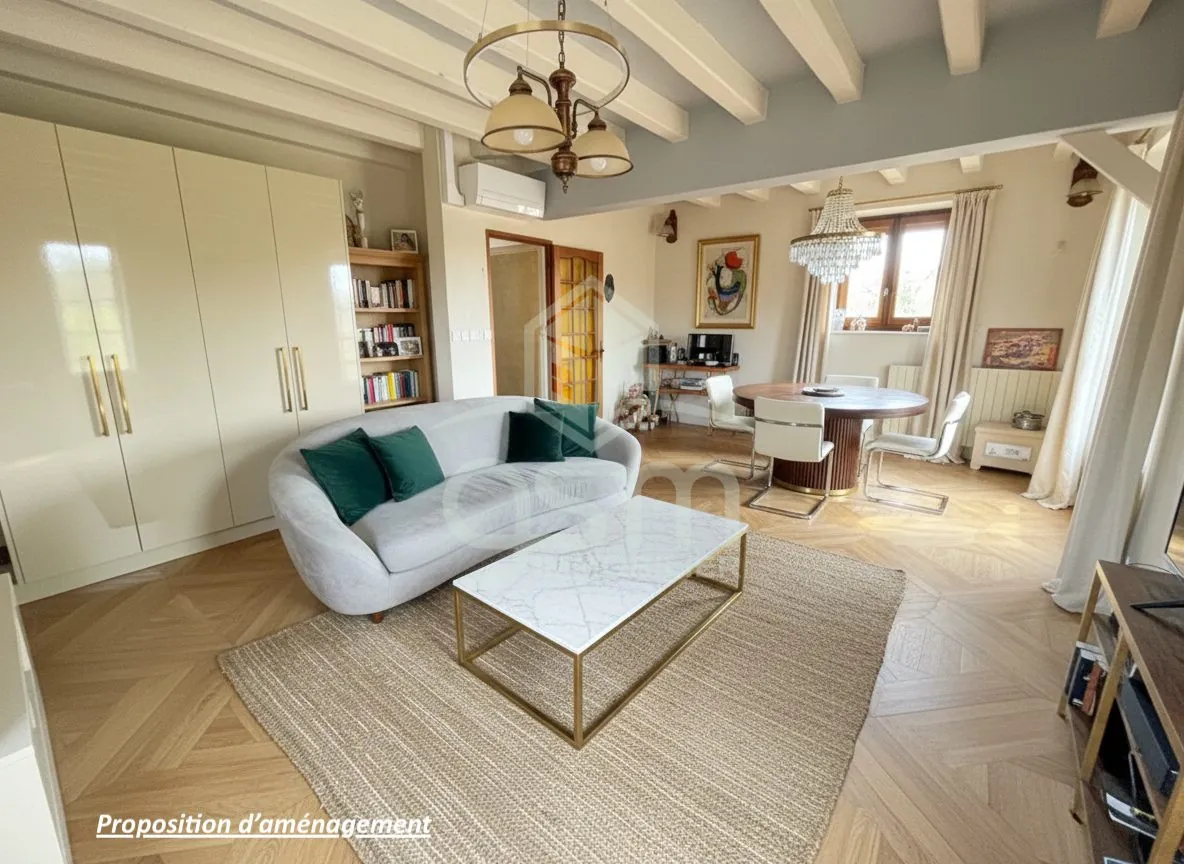 Charmante maison de campagne avec dépendance et grand jardin à Saint-Épain 