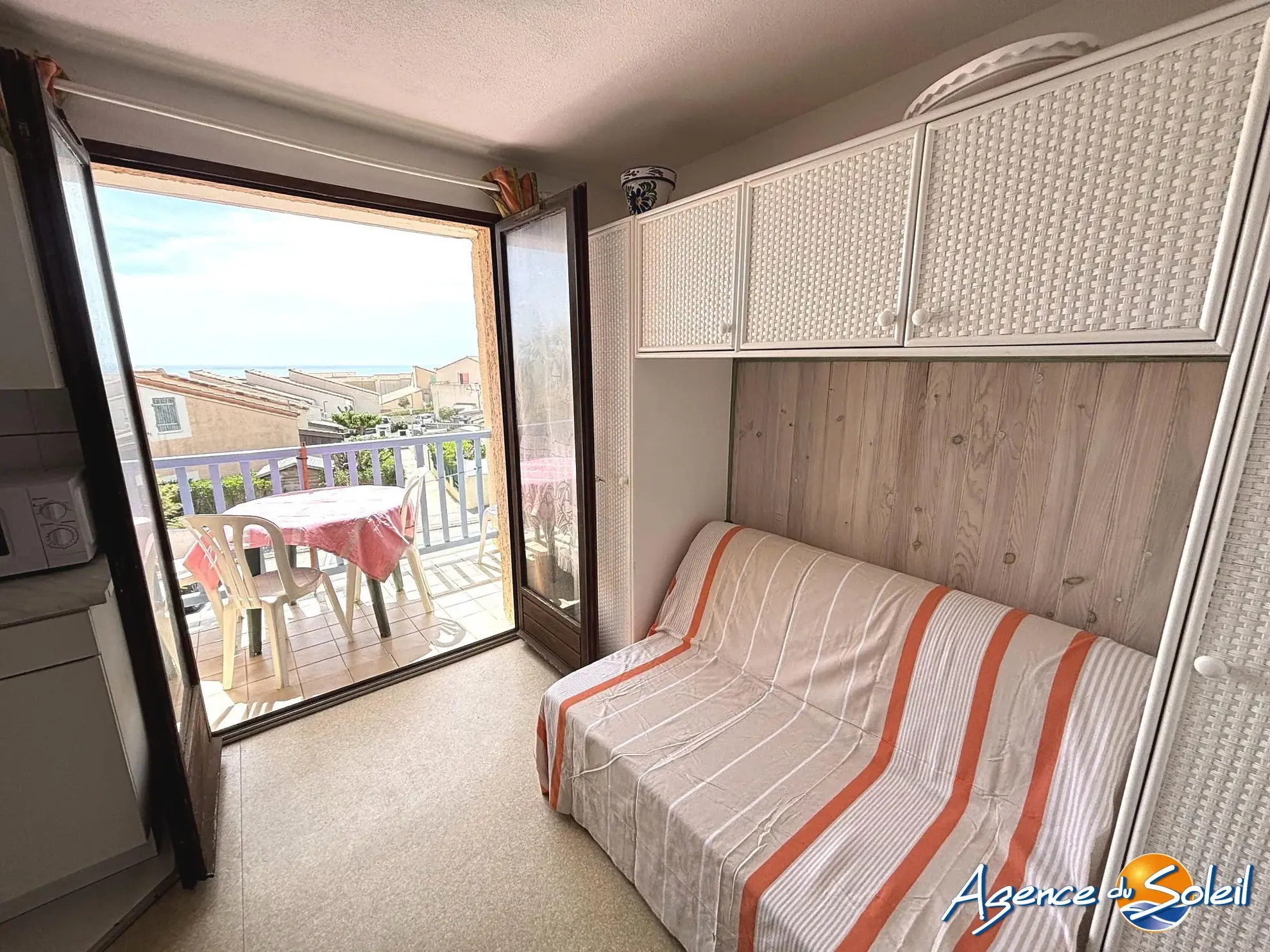 Appartement T2 avec balcon et vue mer à Saint-Pierre-la-Mer 