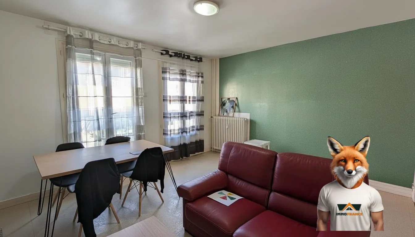 Appartement T4 loué avec 3 chambres à Troyes, rue Courtalon