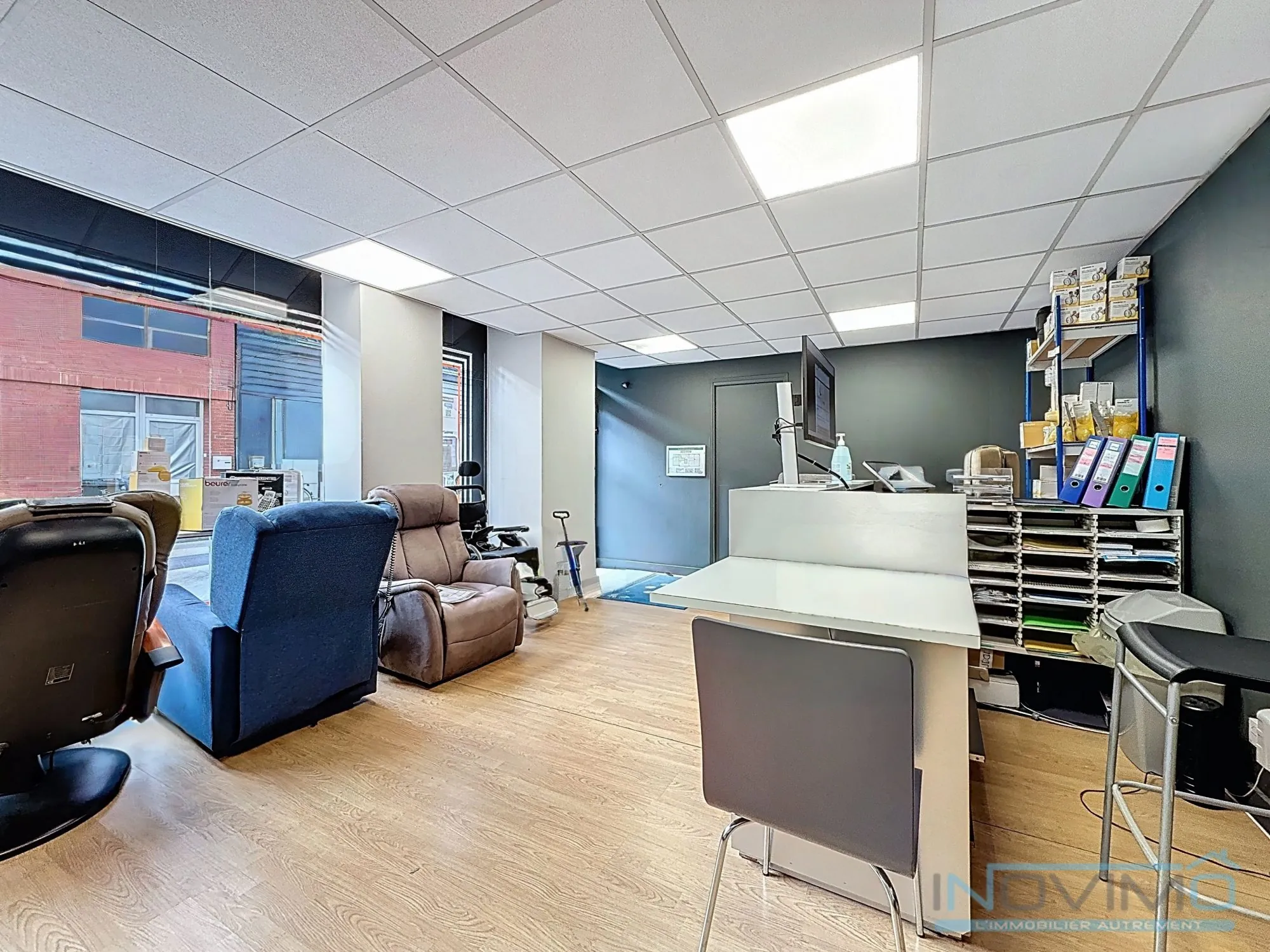 Local commercial à vendre à Dunkerque, centre-ville, 150 m² avec grande vitrine 