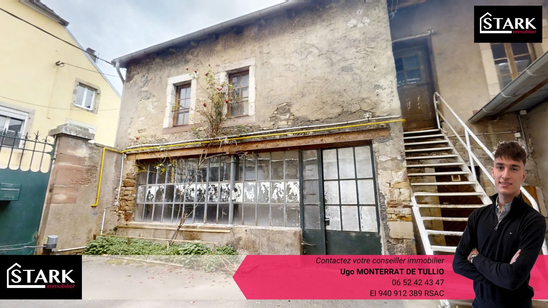 Immeuble à rénover en plein centre de Lure avec garage et potentiel locatif