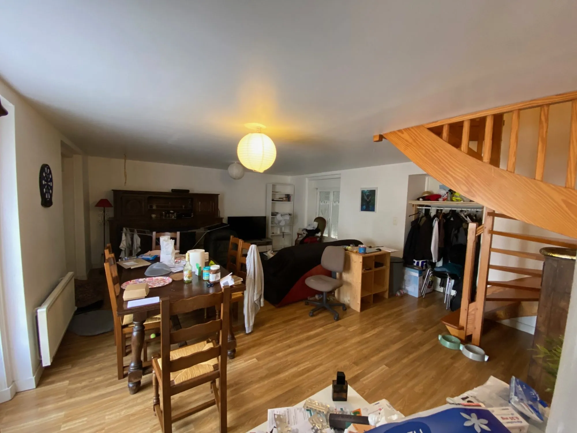 Immeuble mixte à rénover avec commerce et appartement Loué au Sourn (56) 