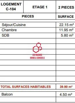 Appartement T2 neuf à Vernouillet – 39,90 m², balcon, proche commodités 
