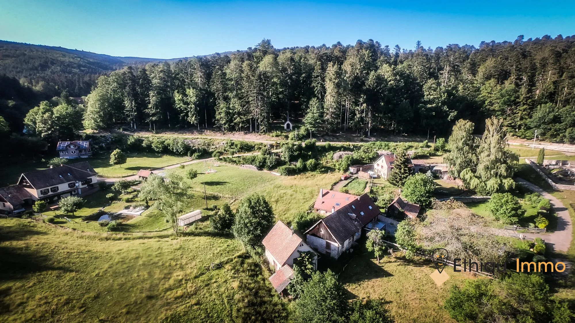 Terrain constructible et viabilisé au Hohwald - Opportunité rare