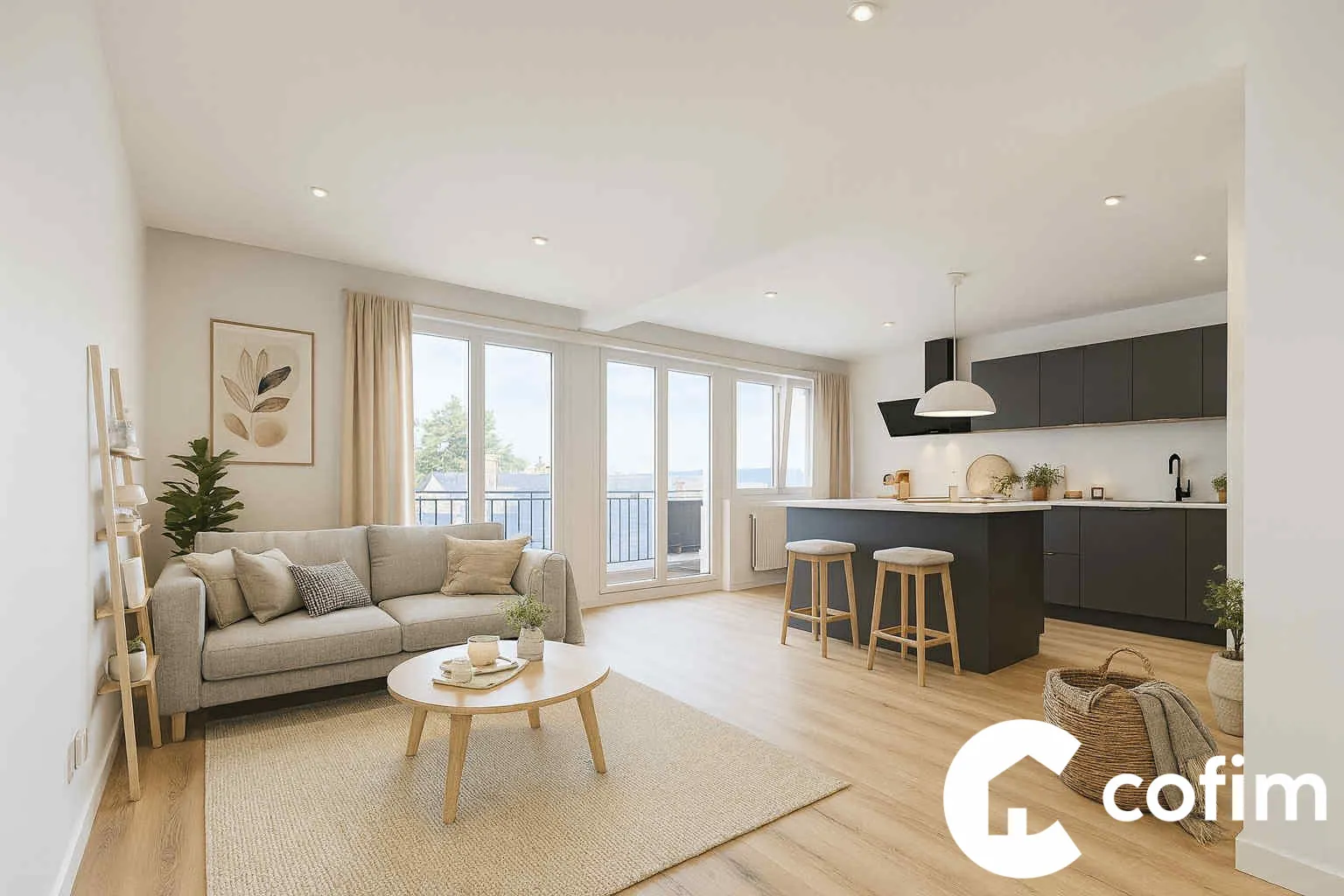 Superbe appartement T3 rénové avec balcon et vue Pyrénées à Tarbes