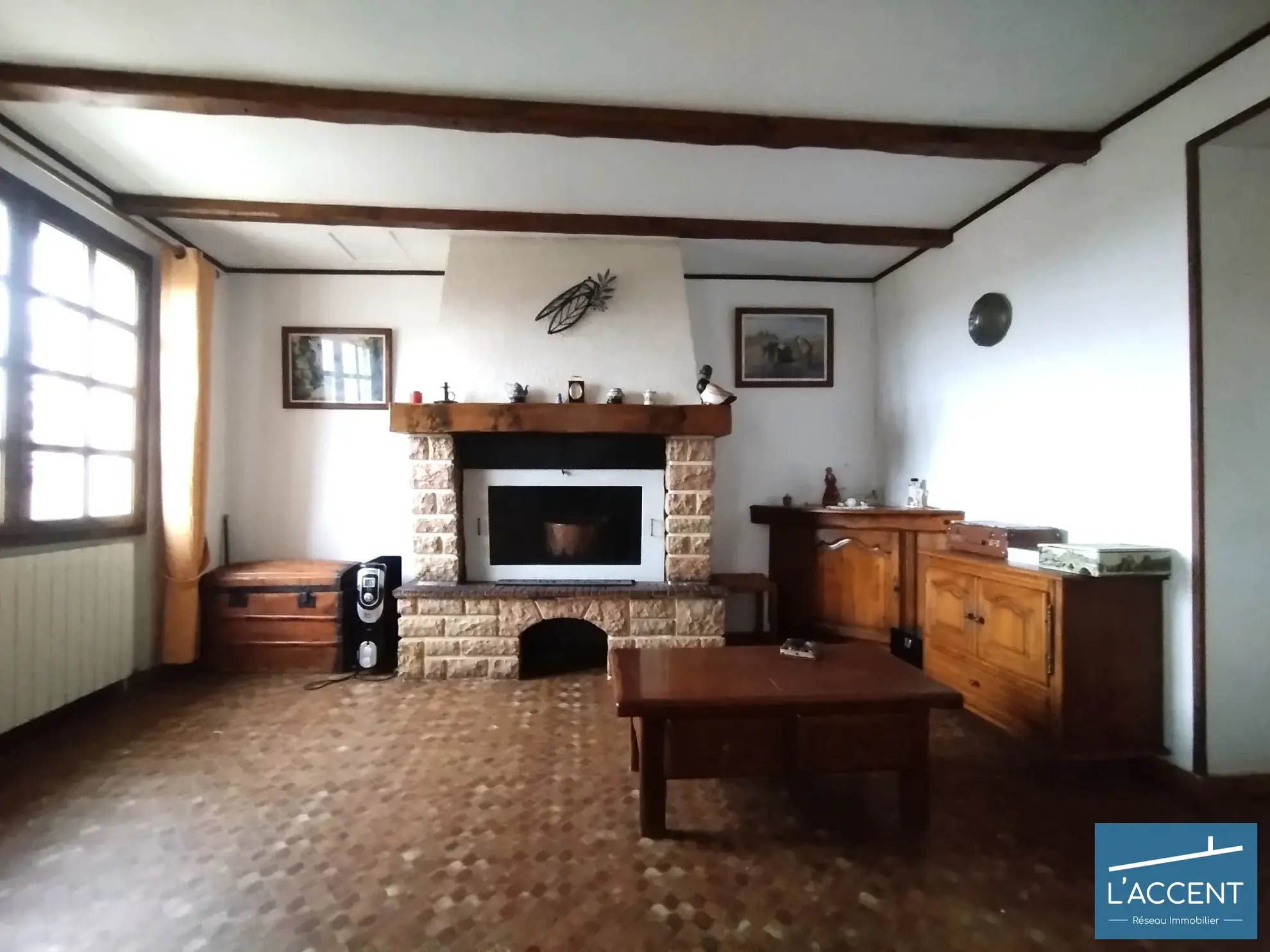 Maison de village avec garage et combles aménageables à LéDignan 