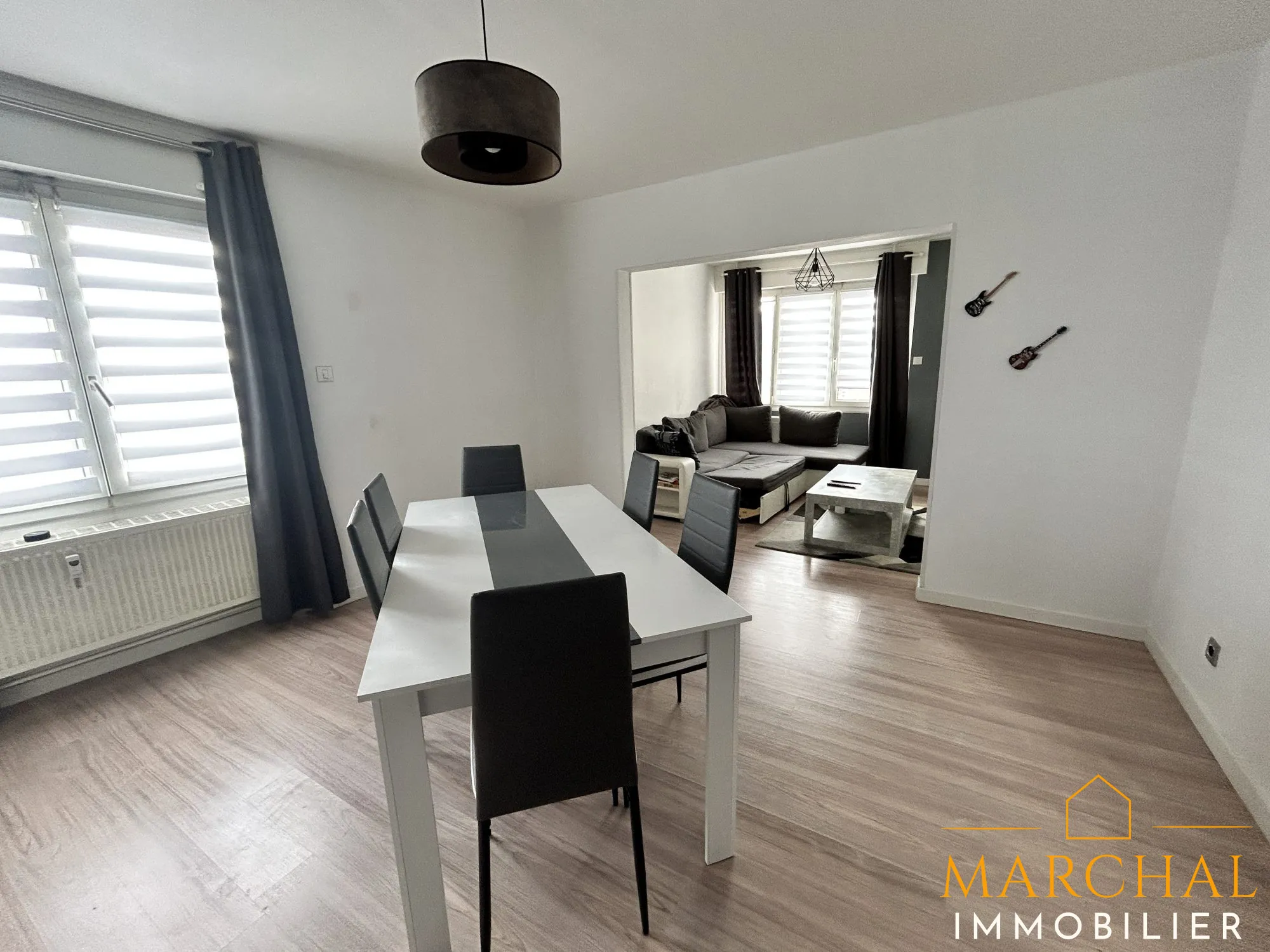 Appartement F3 à vendre à Metz, Rue de Ronde, 58,97 m², parking, cave, sécurisé
