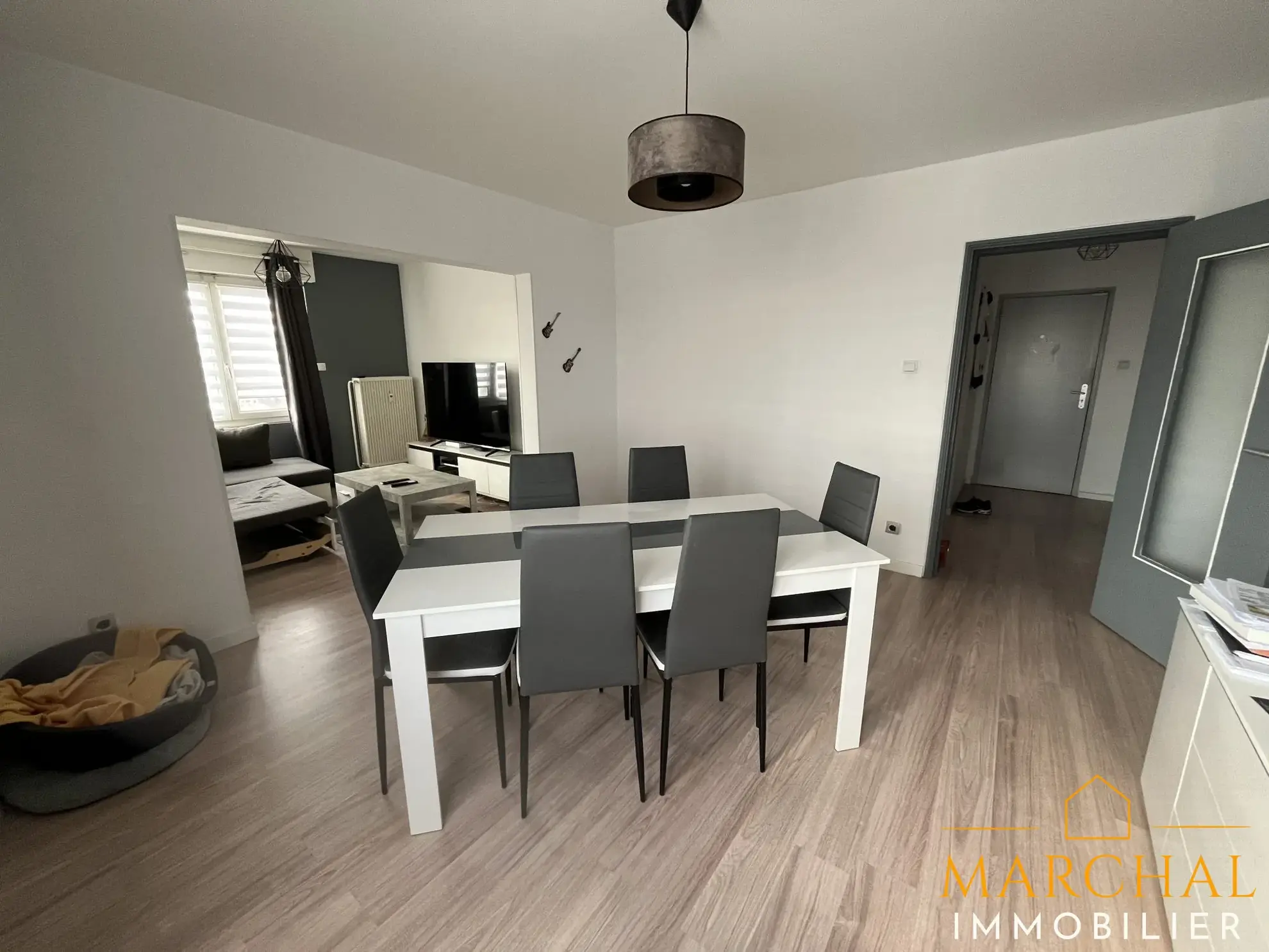 Appartement F3 à vendre à Metz, Rue de Ronde, 58,97 m², parking, cave, sécurisé 