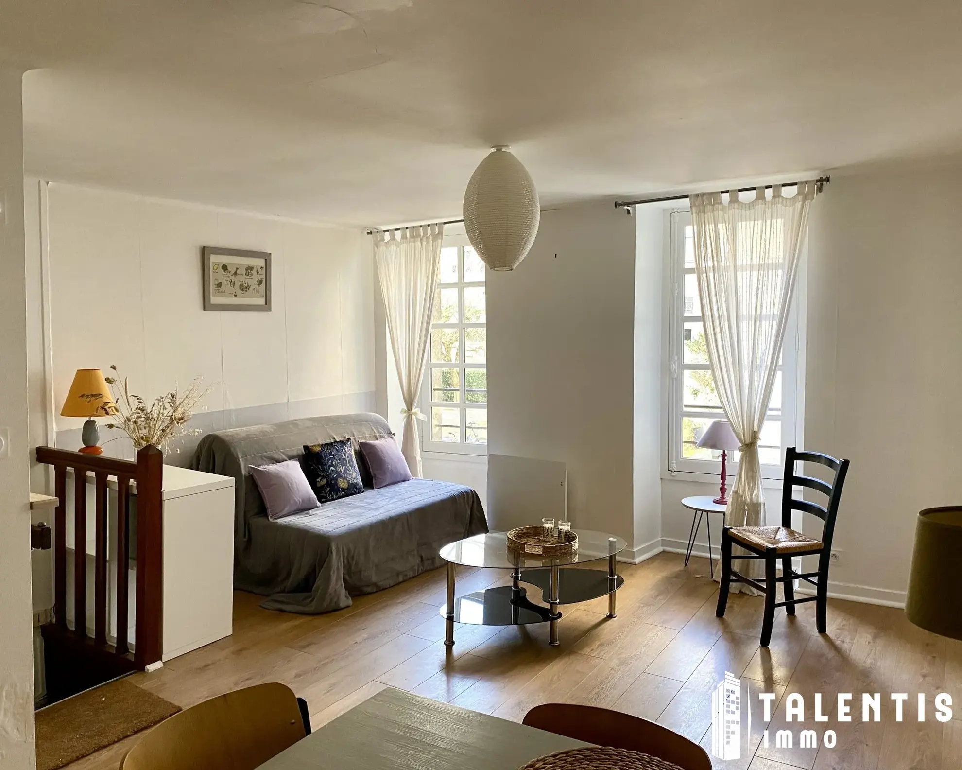 Studio à Nantes Chantiers Navals de 29,70 m² dans immeuble historique