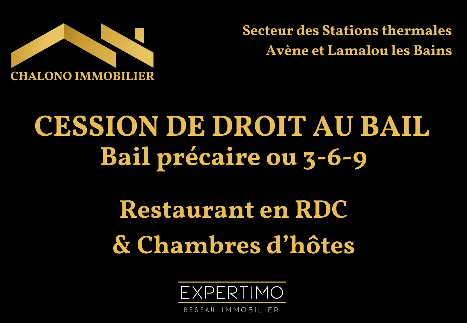 A Vendre Ensemble Immobilier avec Restaurant et Ancien Hôtel à Le Bousquet d'Orb