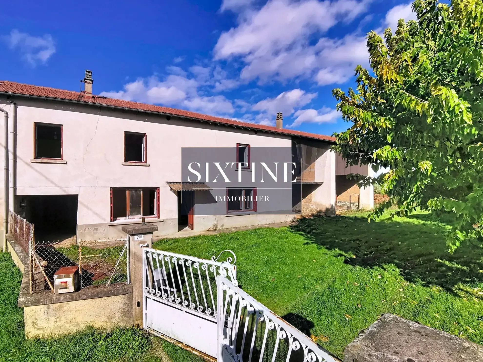 Maison à vendre à Sonnay 38150 avec jardin, 3 chambres, à proximité des commodités