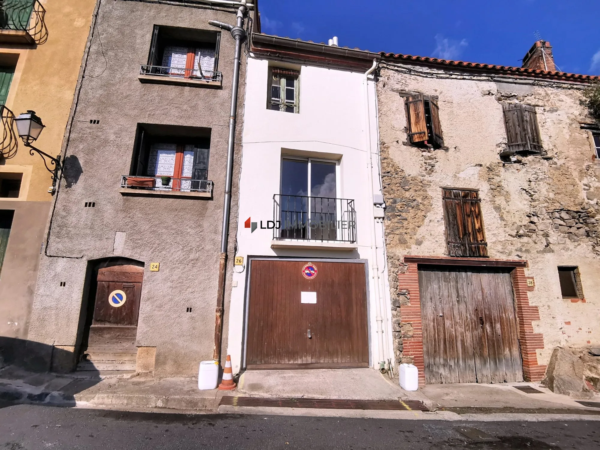 Maison de village à Mosset avec garage et vue panoramique