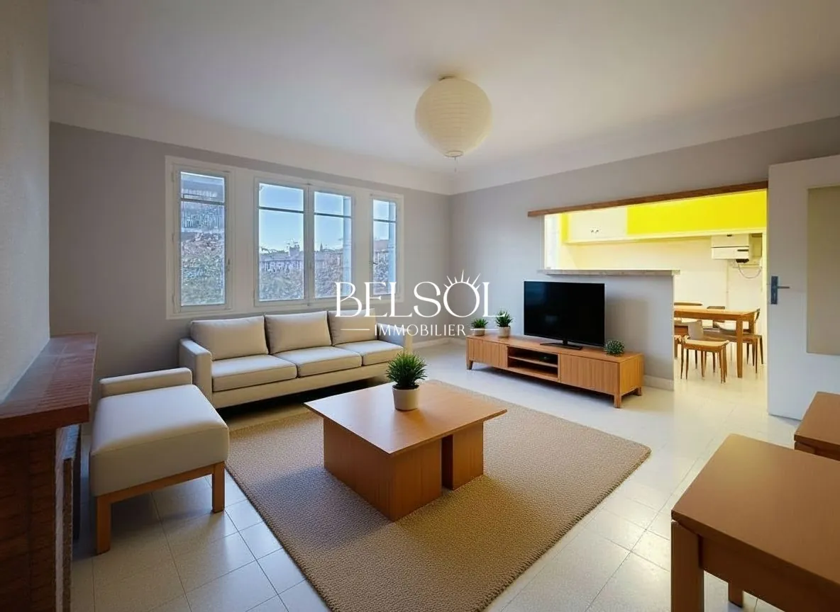 Appartement 3 pièces à Perpignan avec parking privé et grand grenier