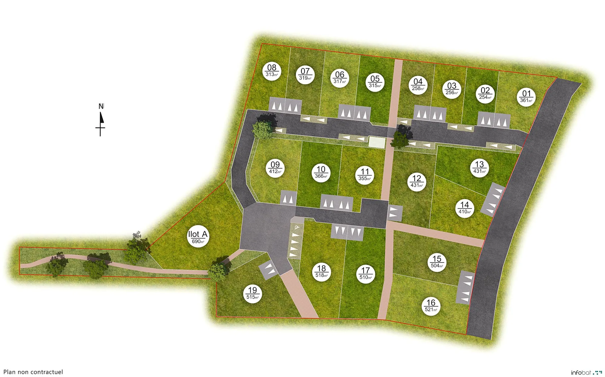 Terrain constructible viabilisé à Teillé – Opportunité pour votre projet immobilier 