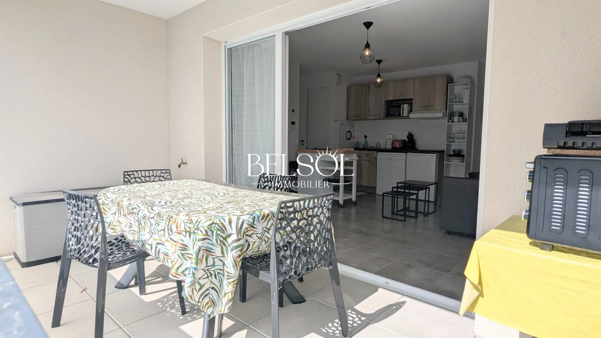 Appartement T3 récent à Argelès-sur-Mer avec terrasse, jardin, piscine et parking