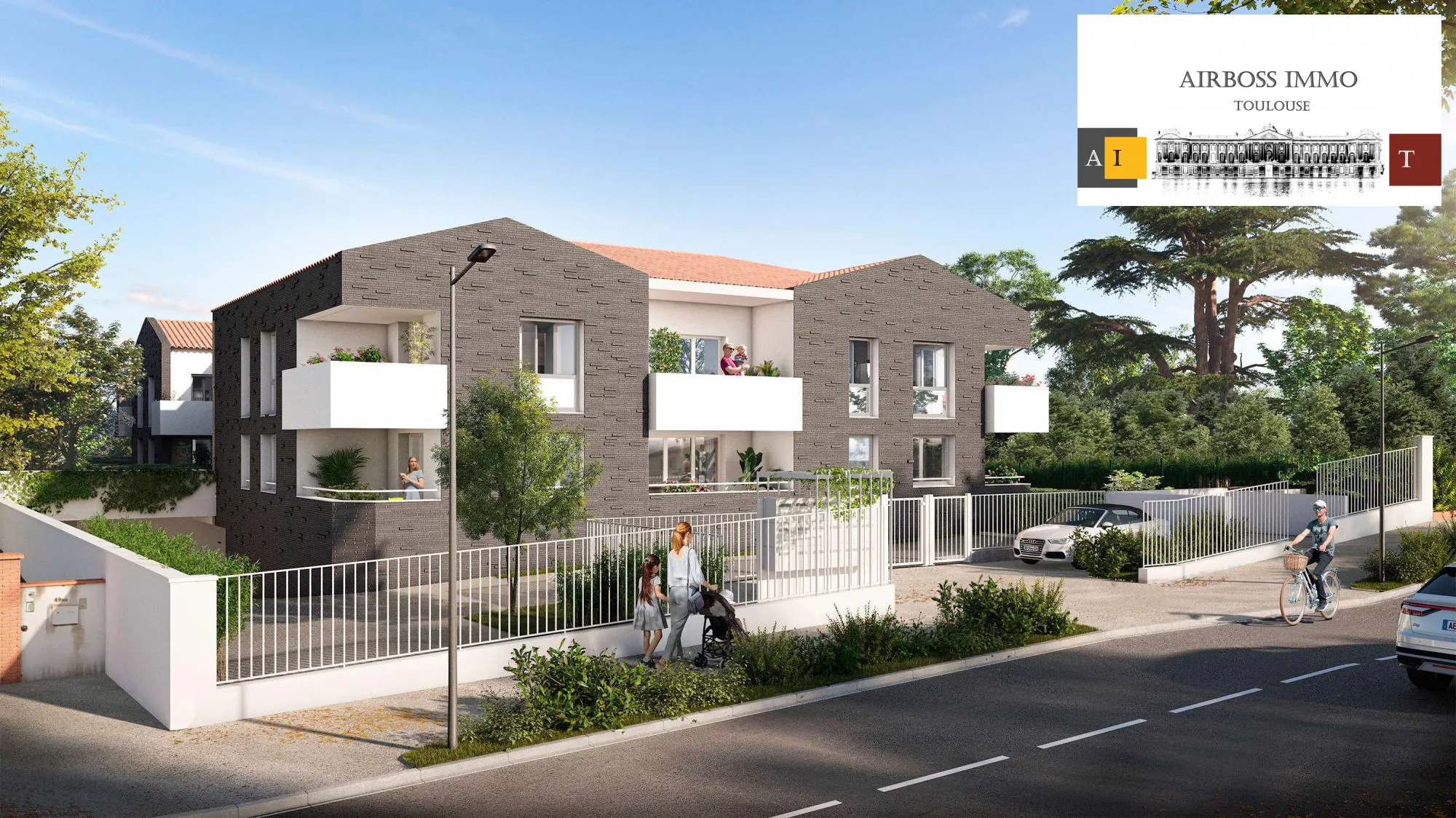 Appartements T1 neufs à Quint-Fonsegrives avec terrasse et parking sécurisé