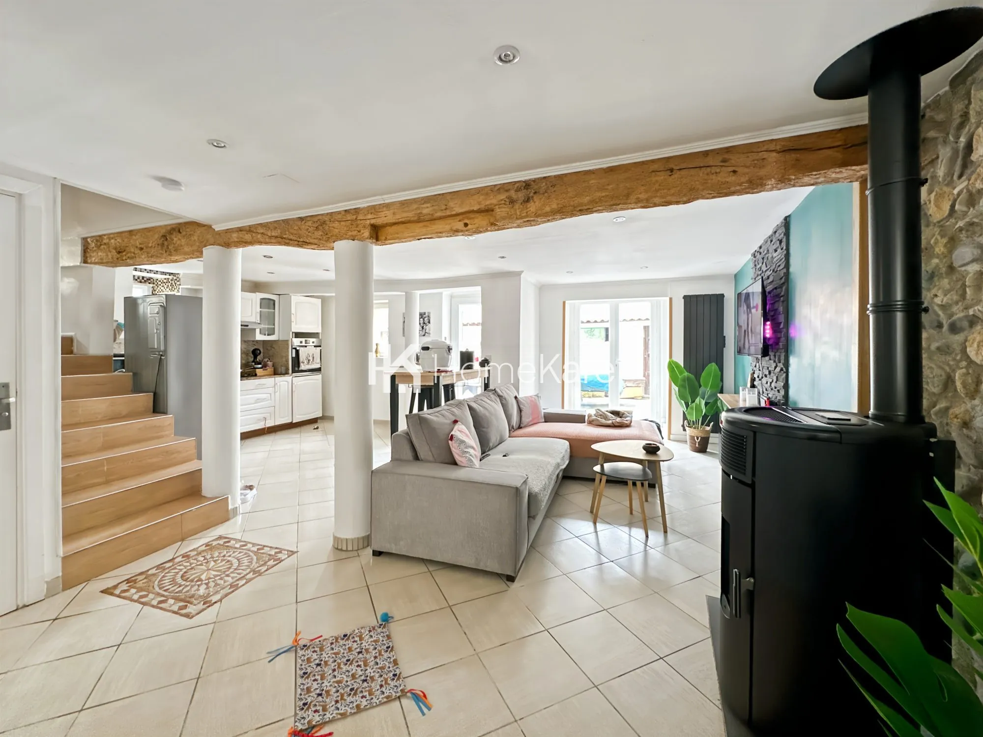 Belle maison de ville T4 avec garage et extérieur à Mauran, idéalement située 