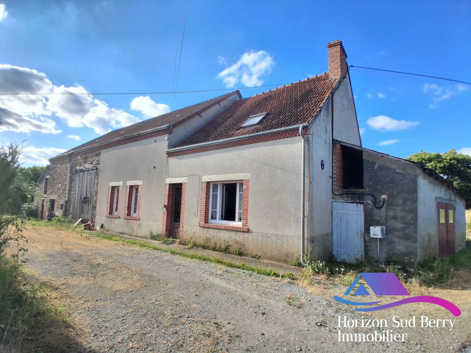 Longère en Creuse avec grand terrain, grange et potentiel d’agrandissement