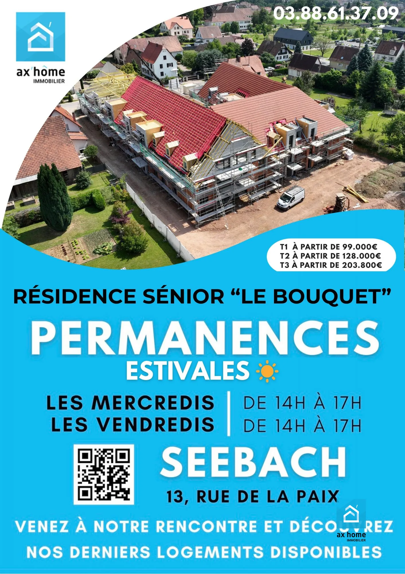 Résidence sénior Wissembourg Neuf ALFA RESIDENSEMBLE Services ABRAPA Appartement neuf à Seebach – Résidence avec services, livraison 2025, à partir de 99.000 €