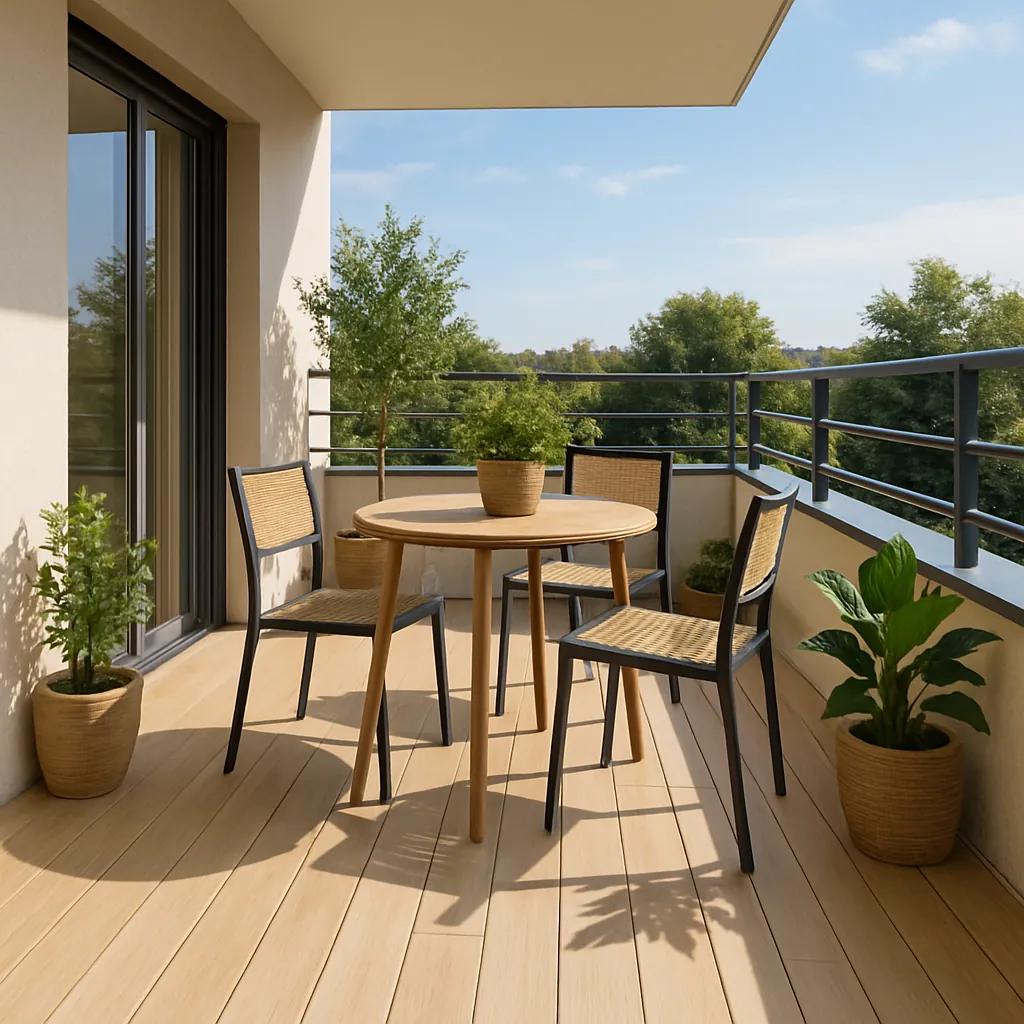 Appartement 3 pièces avec balcon et parking à Jouy-le-Moutier