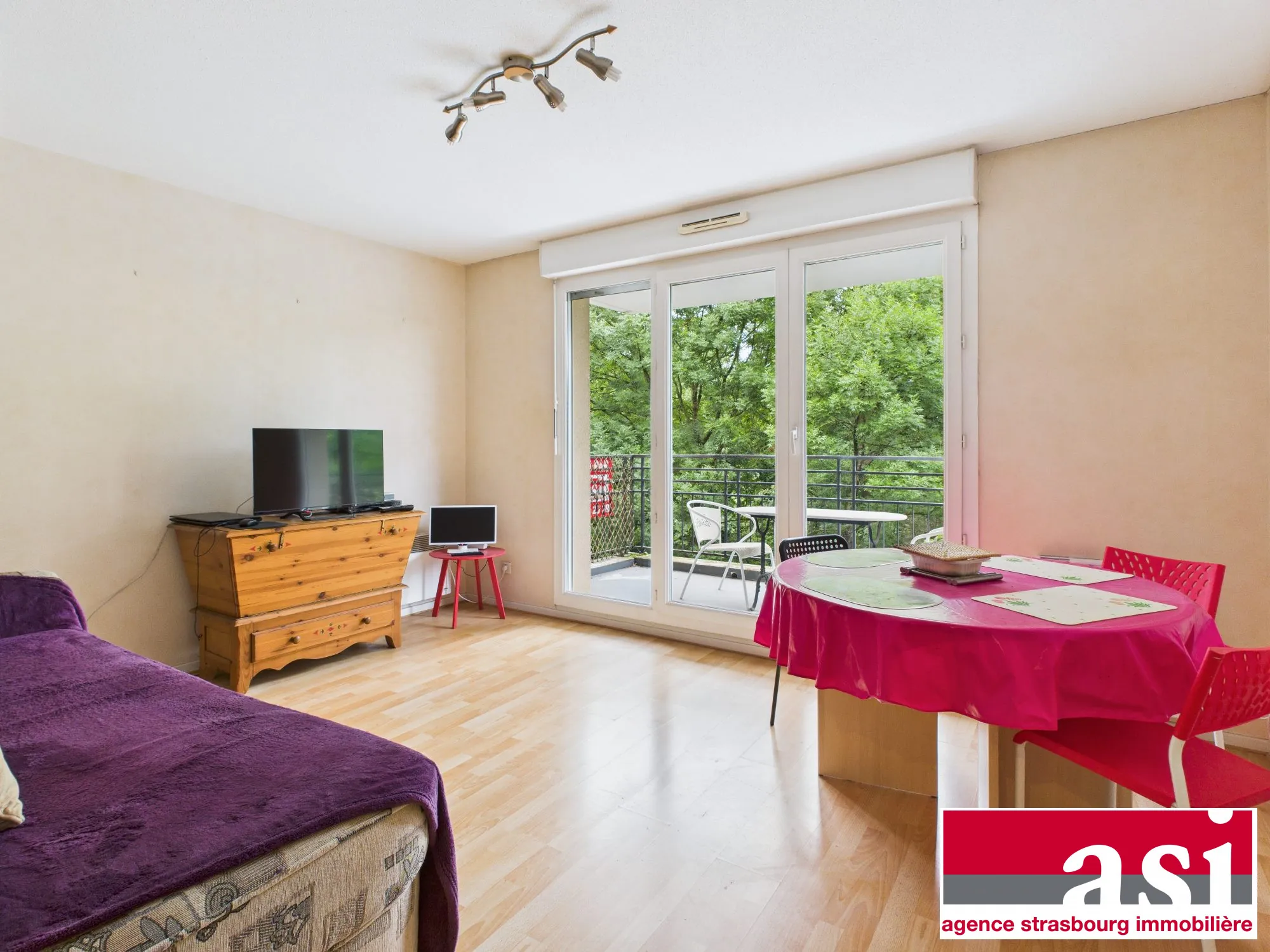 A vendre appartement 3 pièces avec balcon et garage à Strasbourg 
