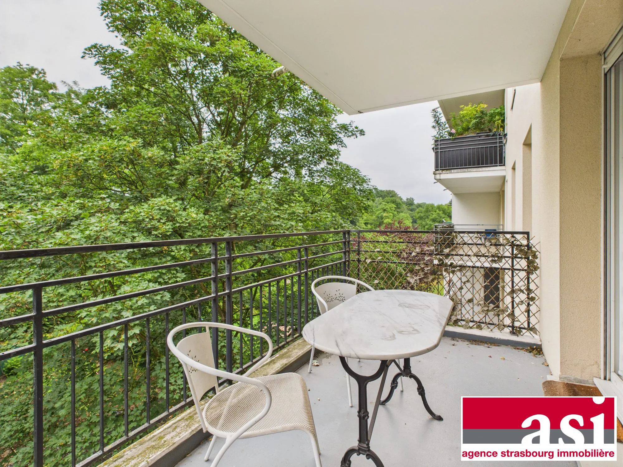 A vendre appartement 3 pièces avec balcon et garage à Strasbourg