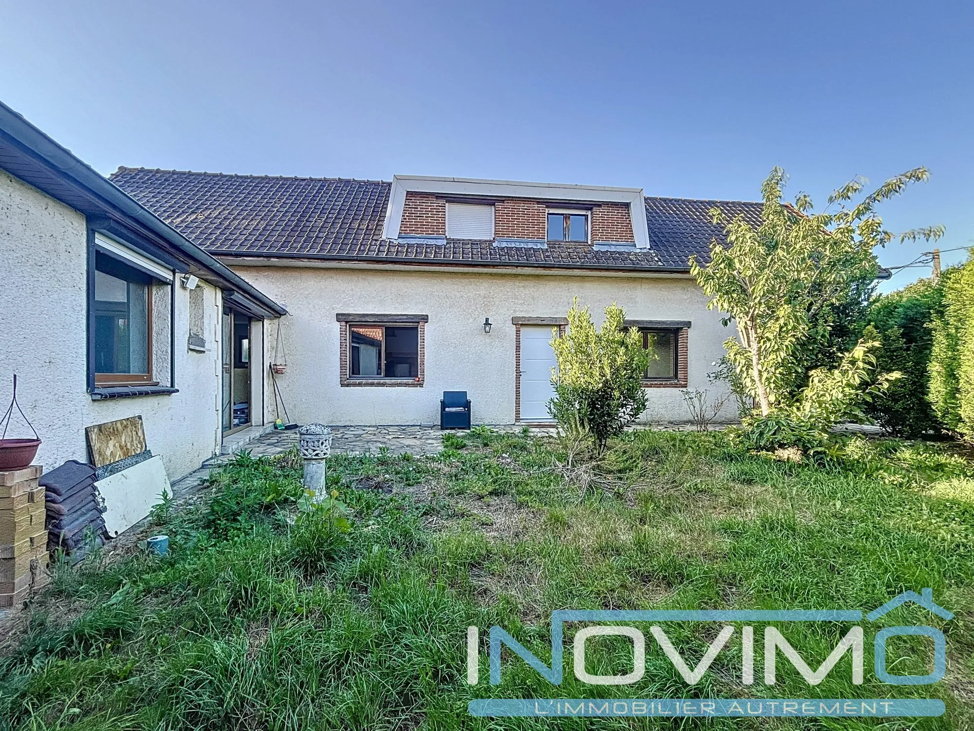 Maison à vendre à Ecques avec jardin sud, garage et 3 chambres 