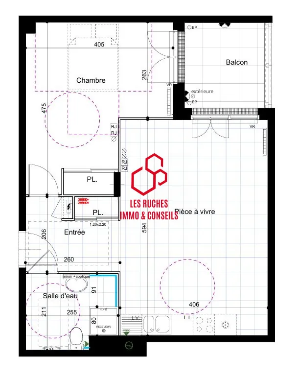 Appartement T2 à vendre à Nemours - 50m² lumineux et bien situé 