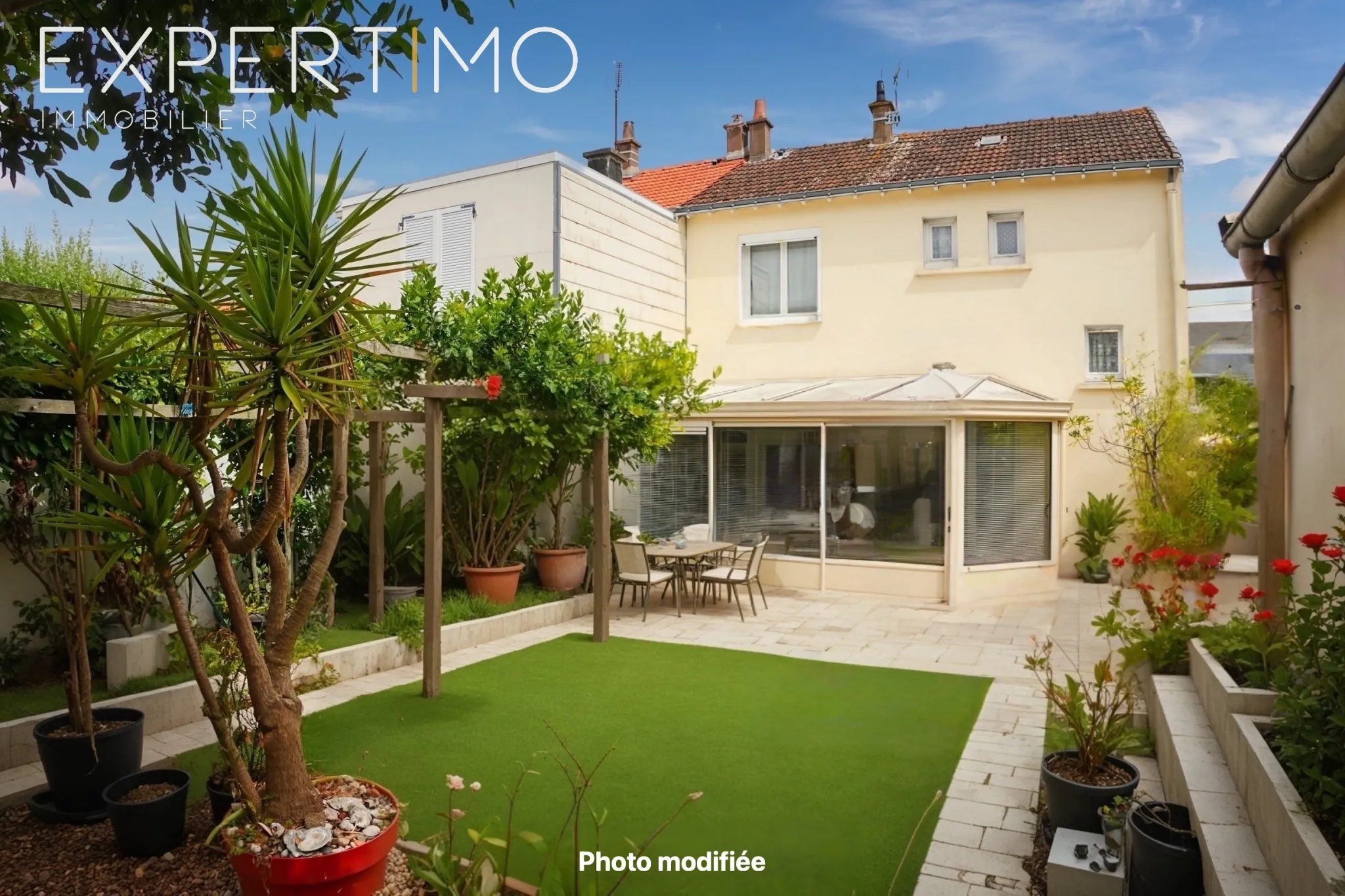 Maison familiale 3 chambres avec garage, atelier et jardin à Saint-Nazaire