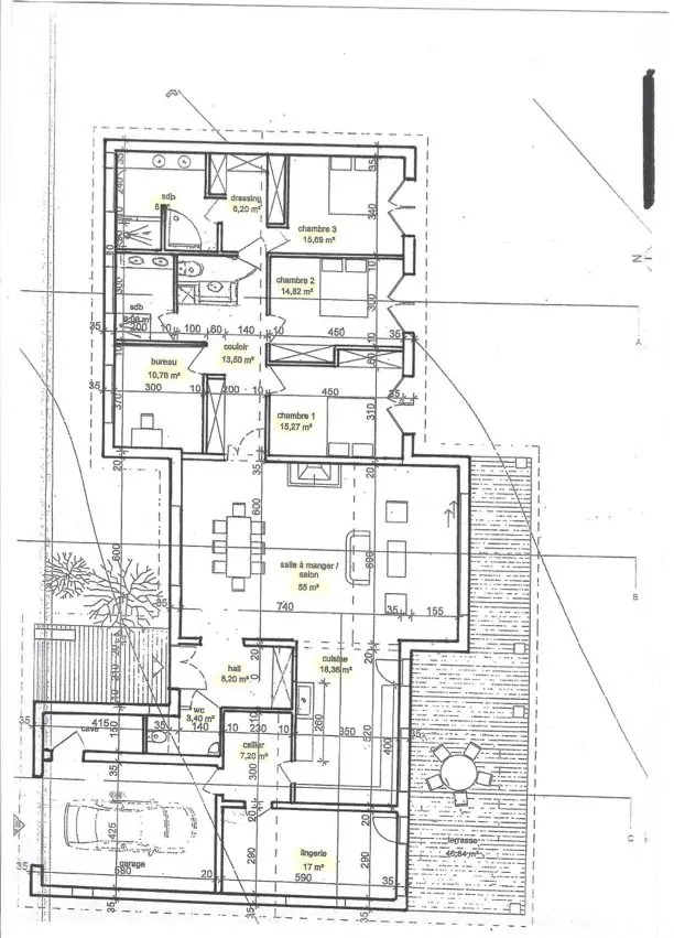 Maison récente de 218 m² à Hagetmau avec grand terrain constructible 