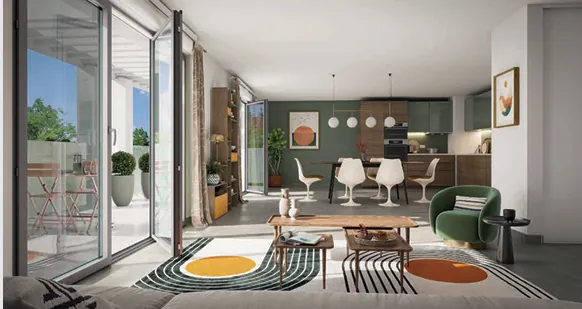 Appartement T2 à Valence livraison 2027, 41,22 m² + Annexe, prix réduit 
