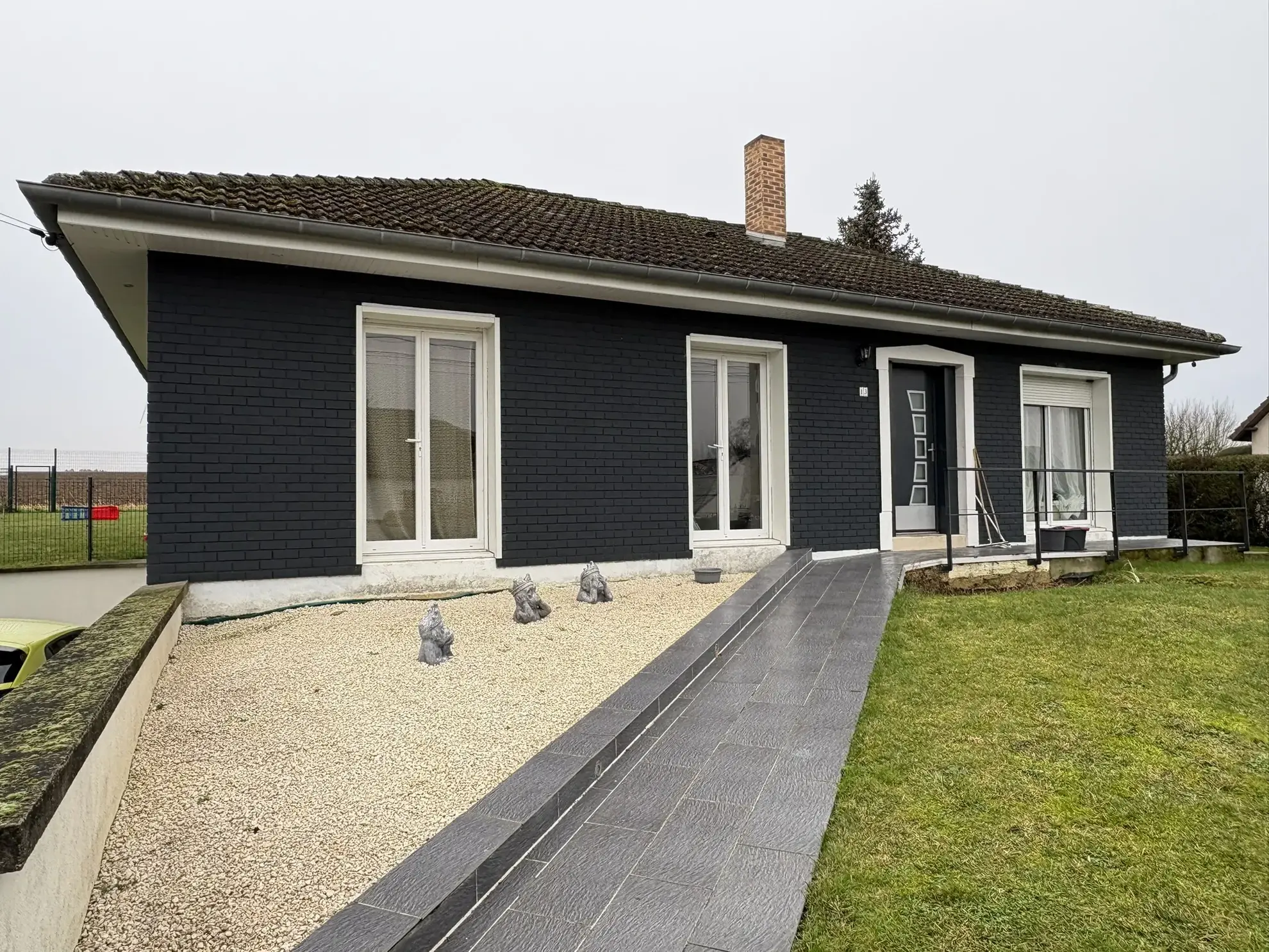 Vente pavillon de plain pied à Saint Ouen, calme, proche Amiens et Abbeville