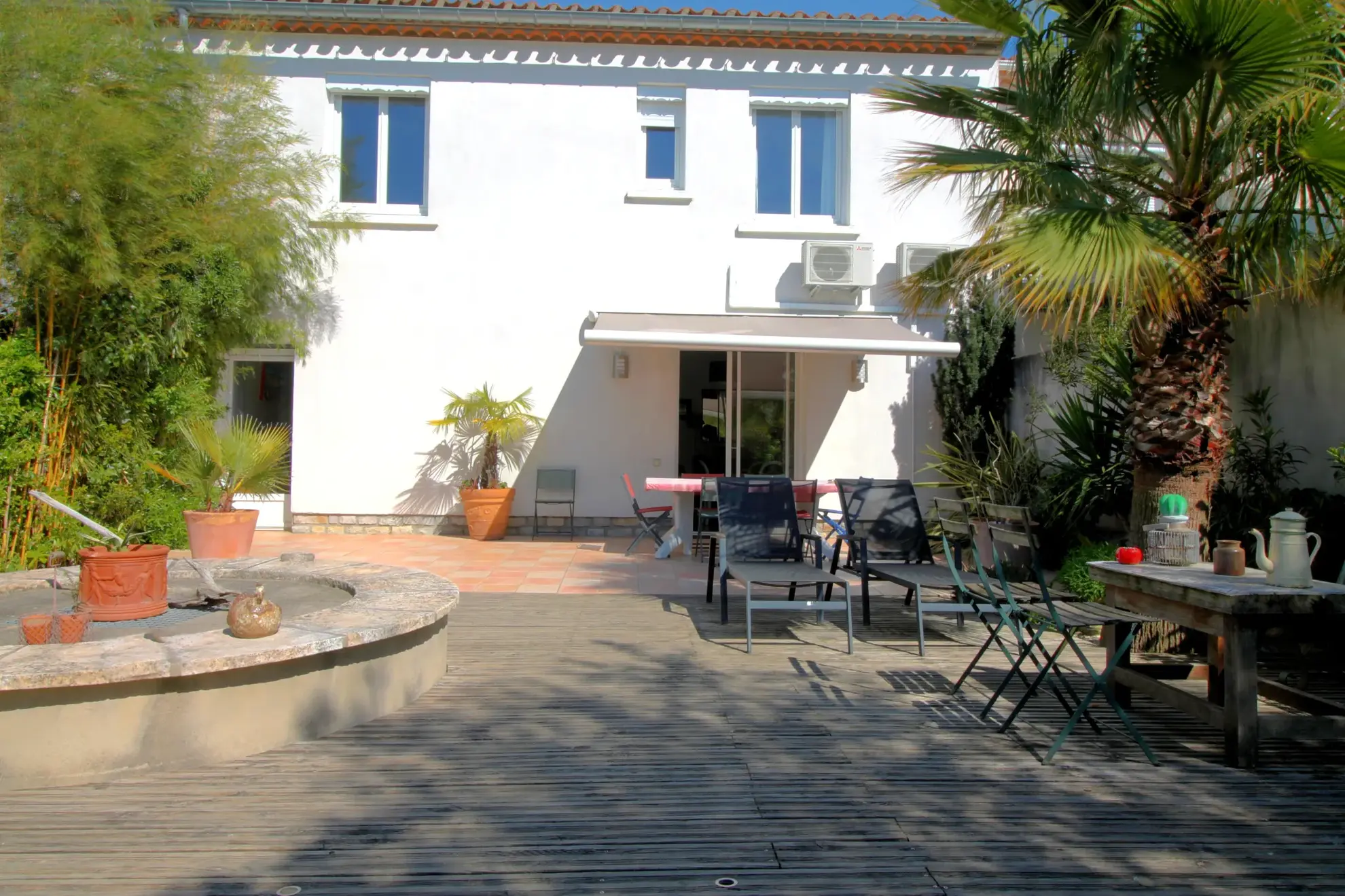 Maison en pierre rénovée avec jardin à Carcassonne - Quartier Pasteur