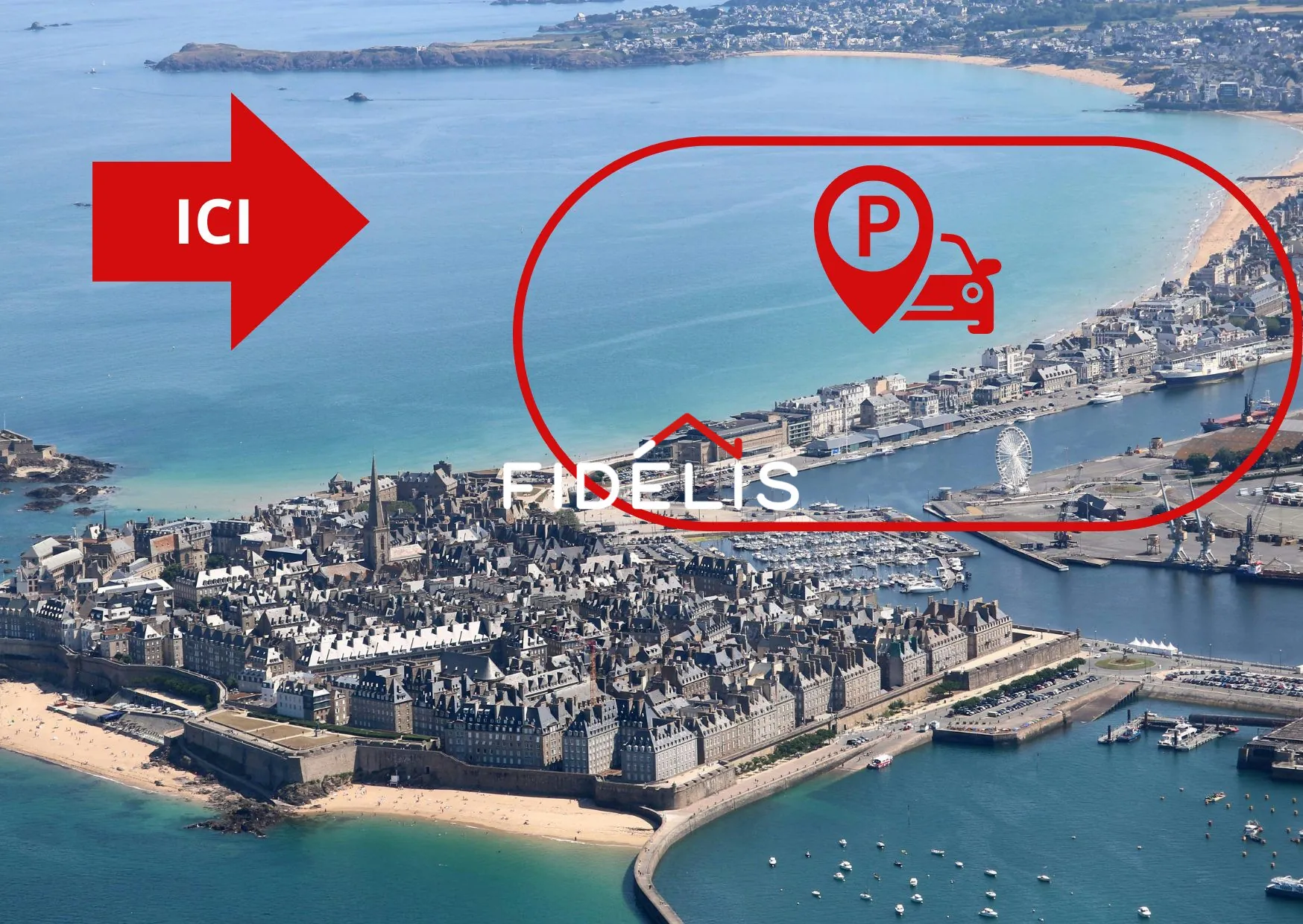 Garage privé à Saint-Malo Sillon - Emplacement privilégié proche de la plage