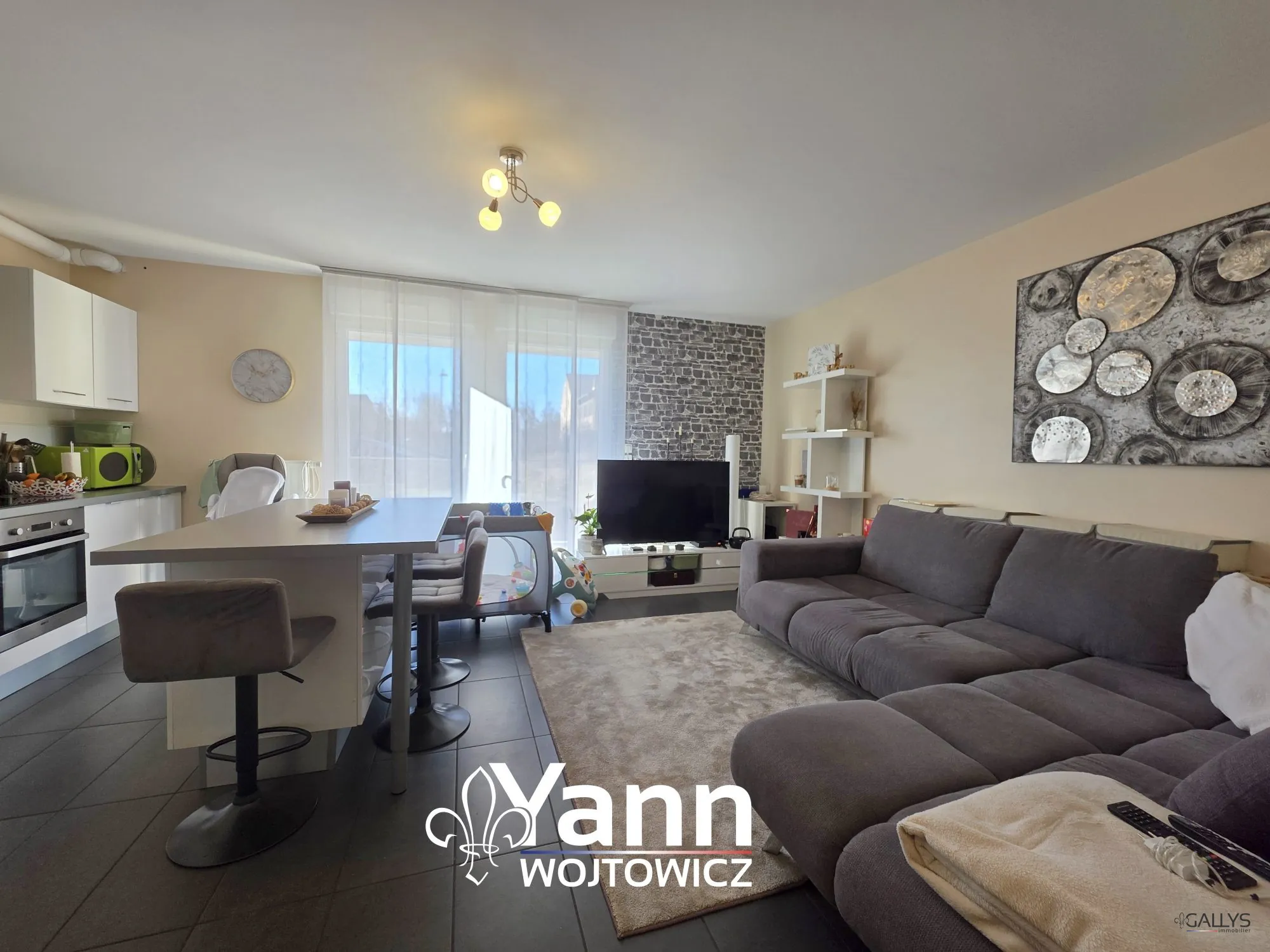 Appartement à vendre à Kanfen - 48,30 m² avec terrasse et cave