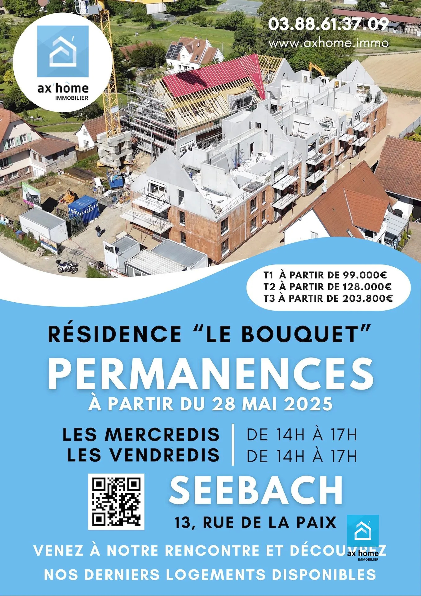 Résidence Senior Neuve à Seebach – Appartements du T2 au T3 avec services modernes