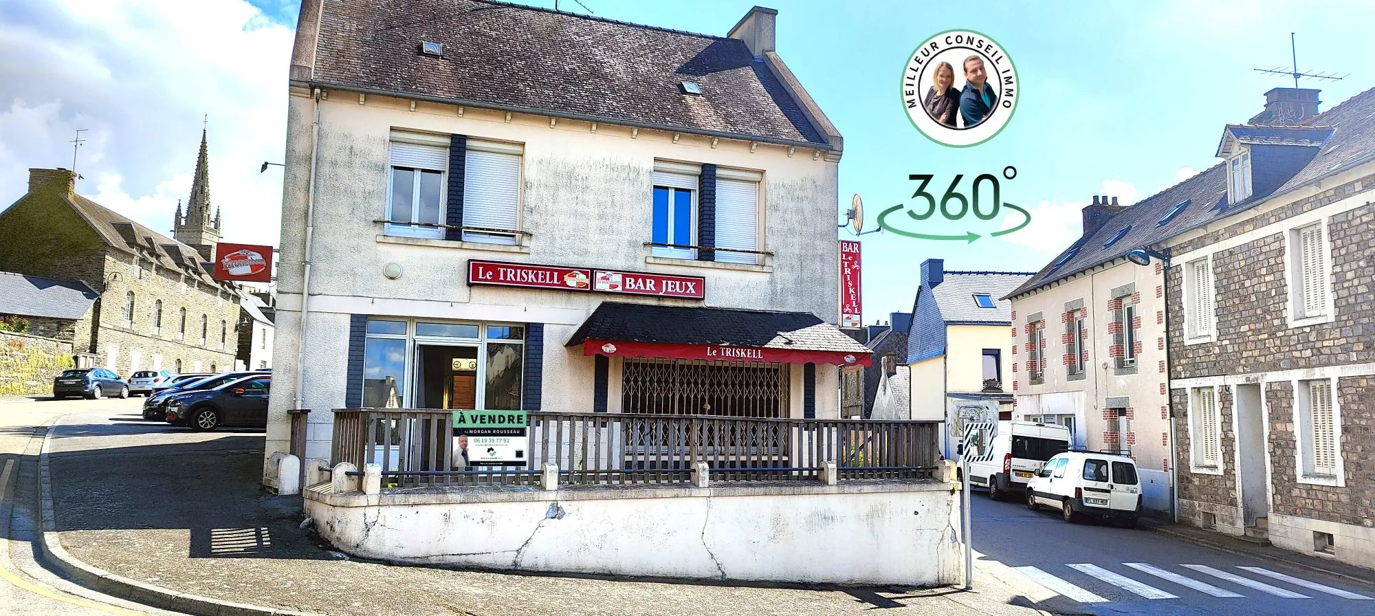 Fonds de commerce café Licence 4 à Guerlédan avec terrasse et potentiel de croissance