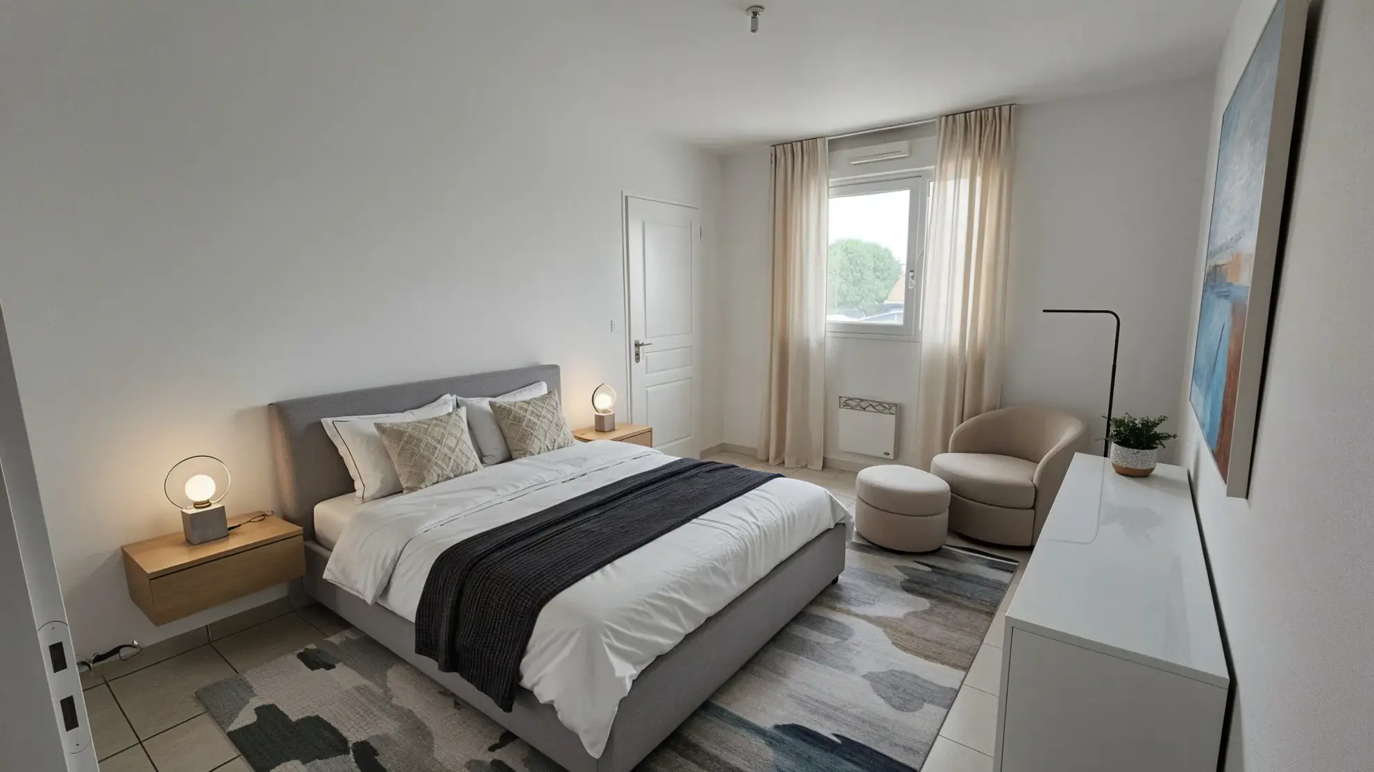 Appartement T2 de 34 m² avec terrasse et vue panoramique à Montpellier