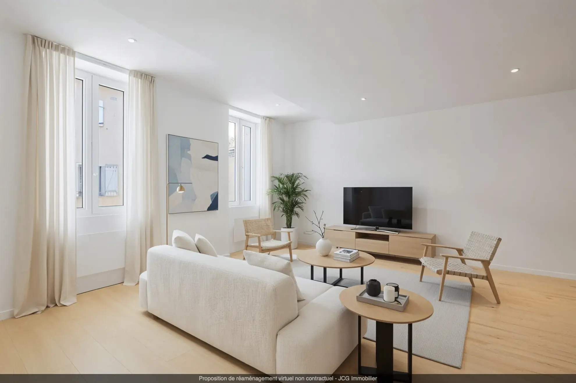 Appartement T3 rénové de 84 m² à Sollies Pont en centre-ville