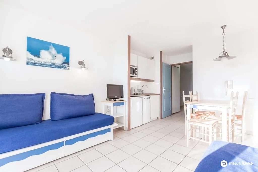 Appartement T2 de 26 m² avec terrasse à Talmont-Saint-Hilaire 